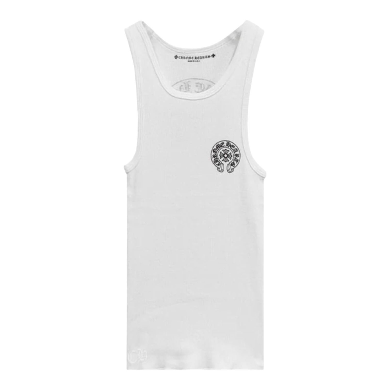 Chrome Hearts Horseshoe Tank Top White