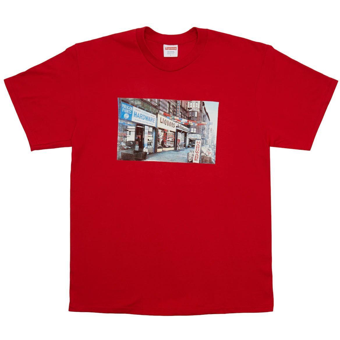 Supreme Hardware Tee Red