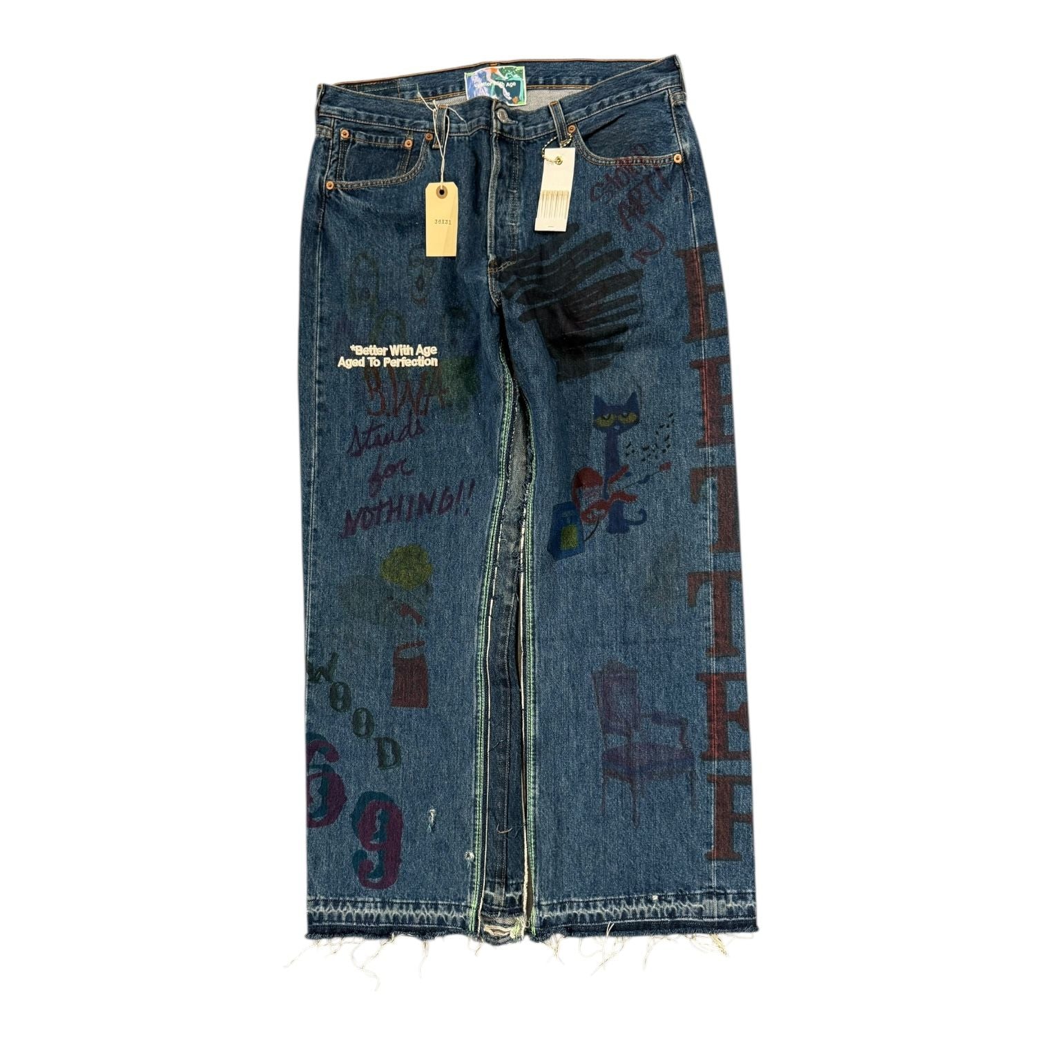 Better With Age Harrison Double-Wide Denim Multi #3