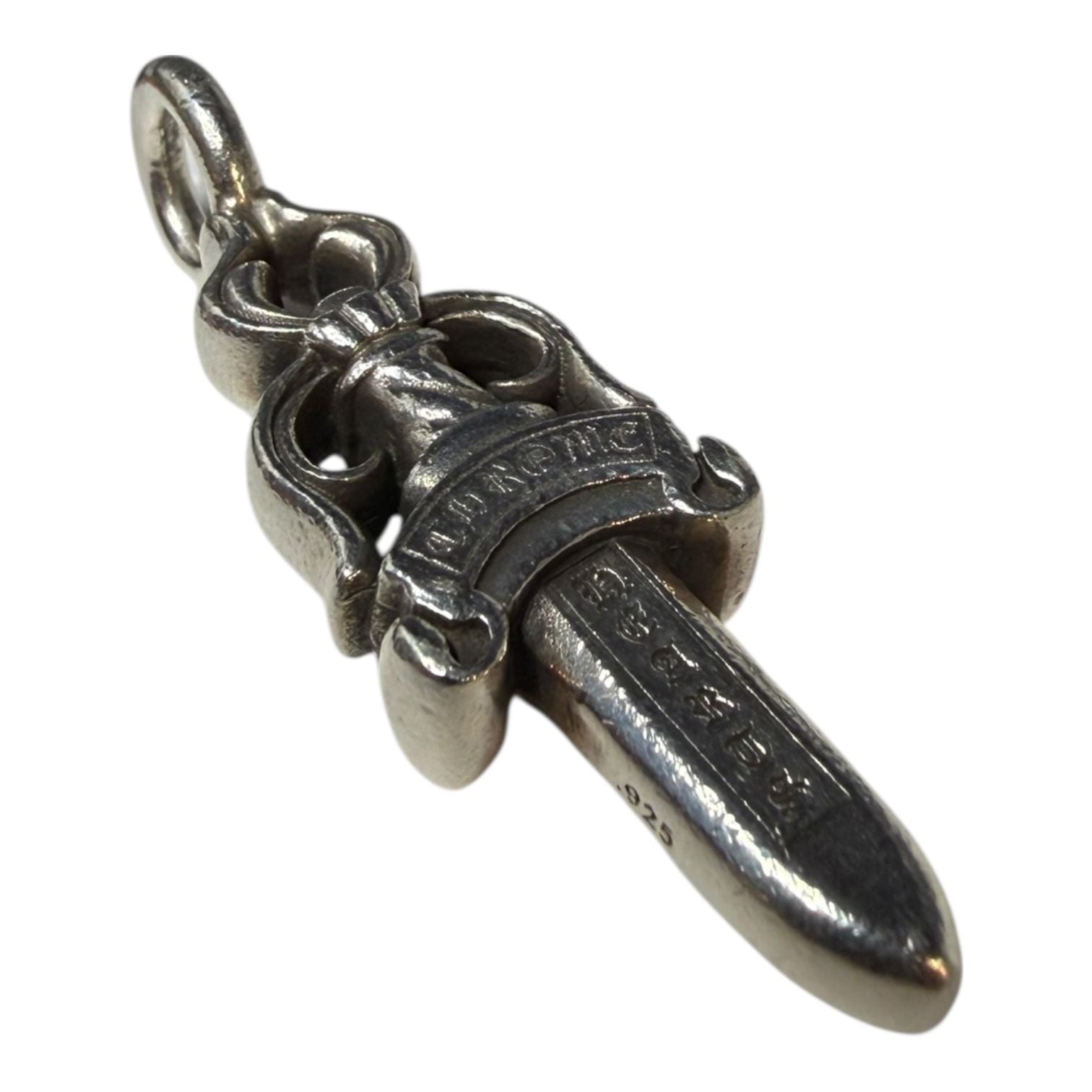 Chrome Hearts Silver Double Dagger Pendant - Lightly Used