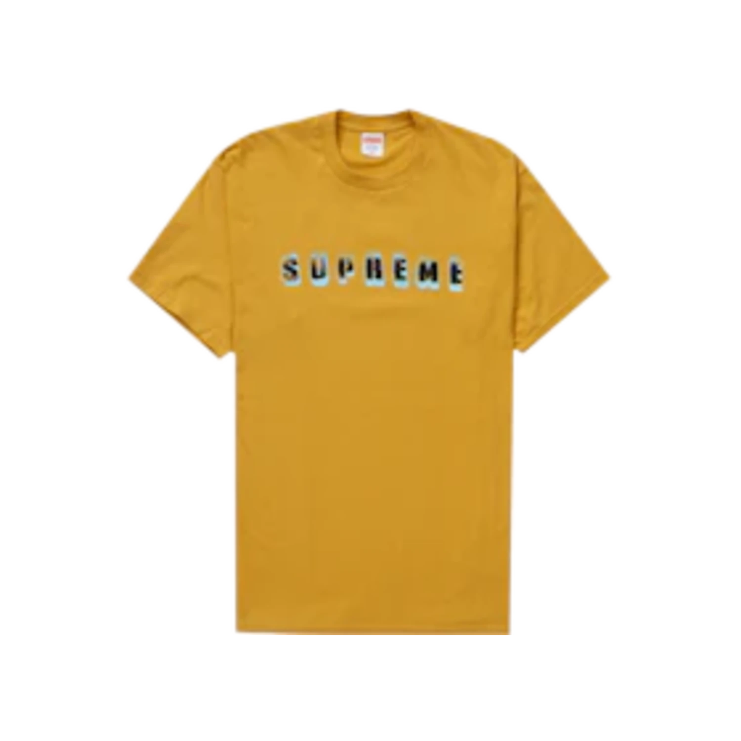Supreme Stencil Tee Mustard