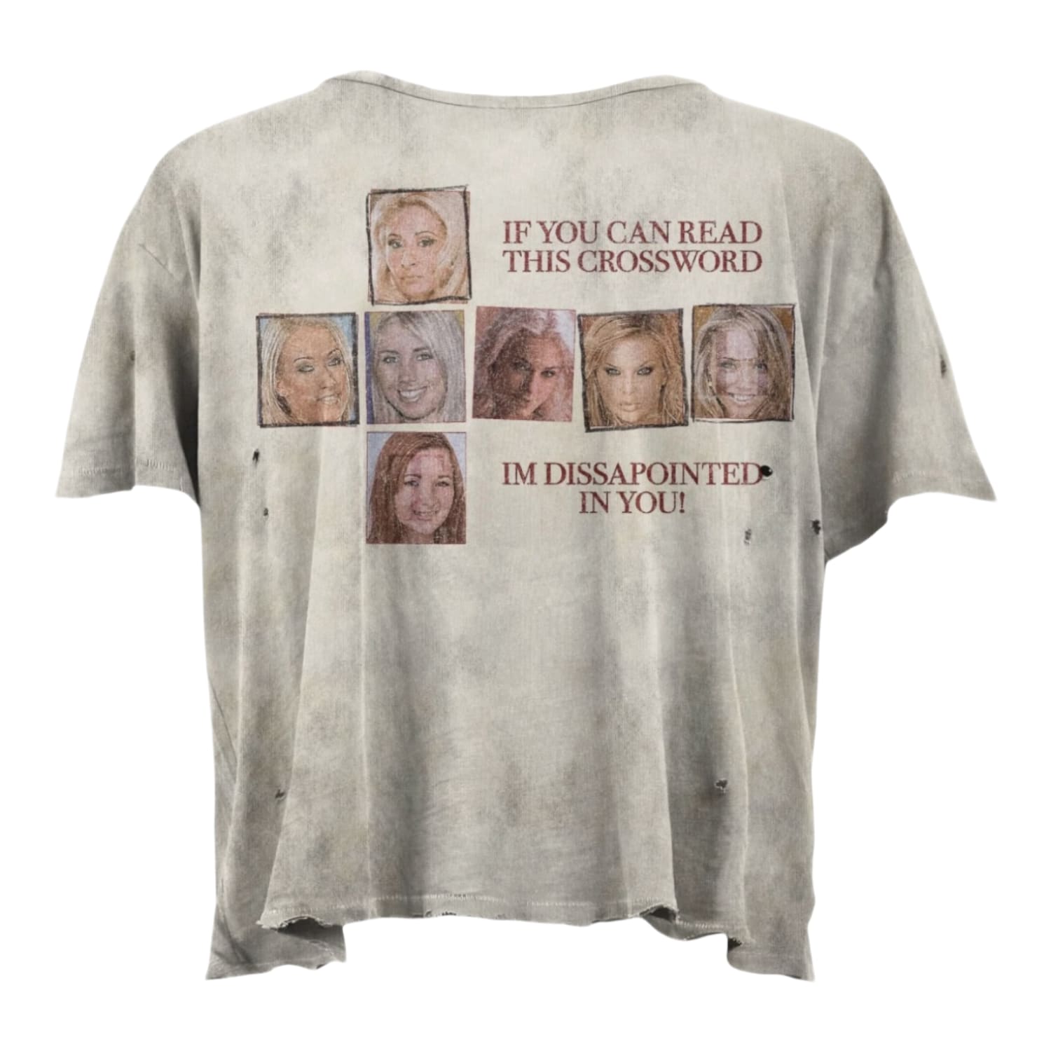 Kollectixe Dissapointed Tee Dirty White