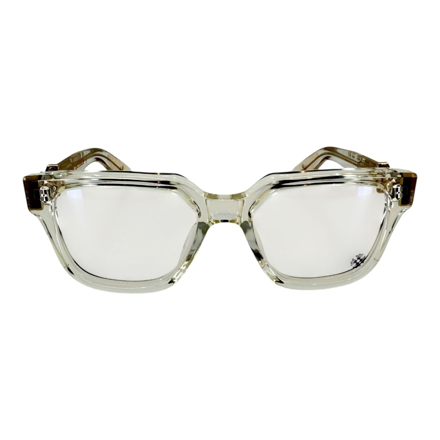 Chrome Hearts Vagillionaire II Crystal/18k Gold Plated Glasses