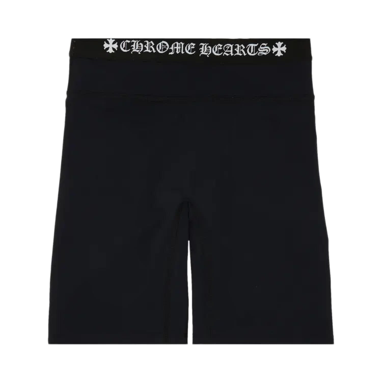 Chrome Hearts Women's Biker Shorts Black White