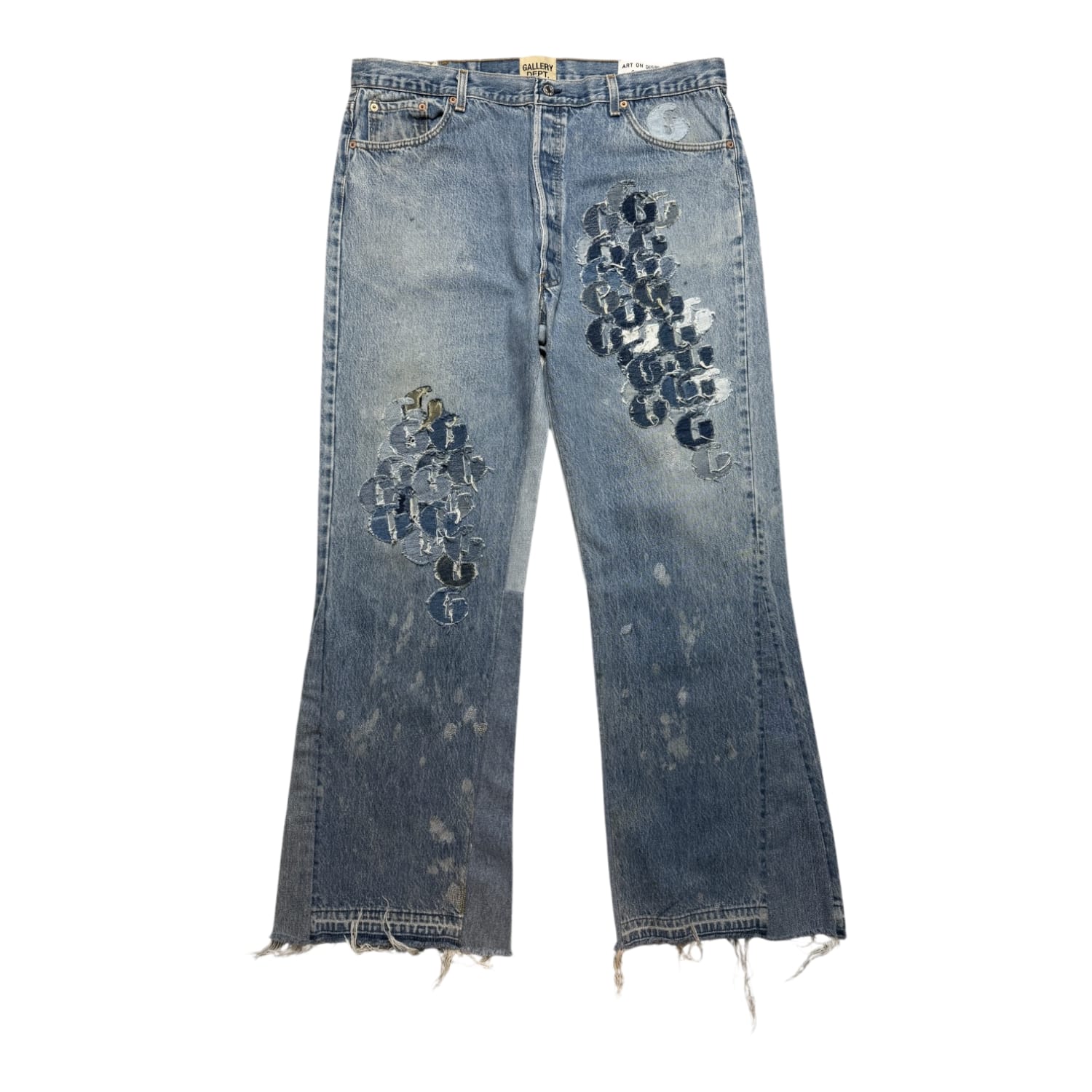 Gallery Dept. Super G Patch La Flare Denim Jeans