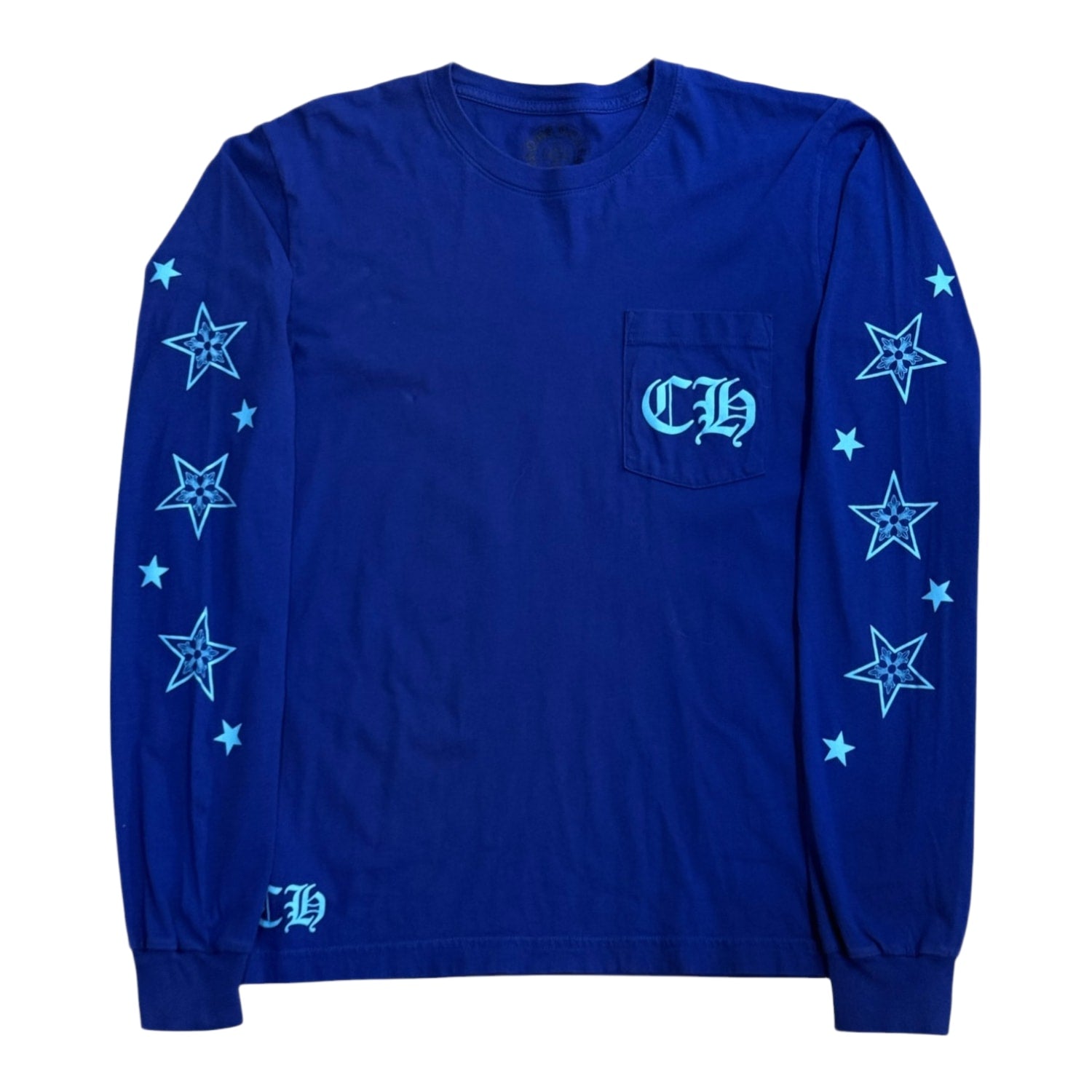 Chrome Hearts Star L/S T-shirt Blue