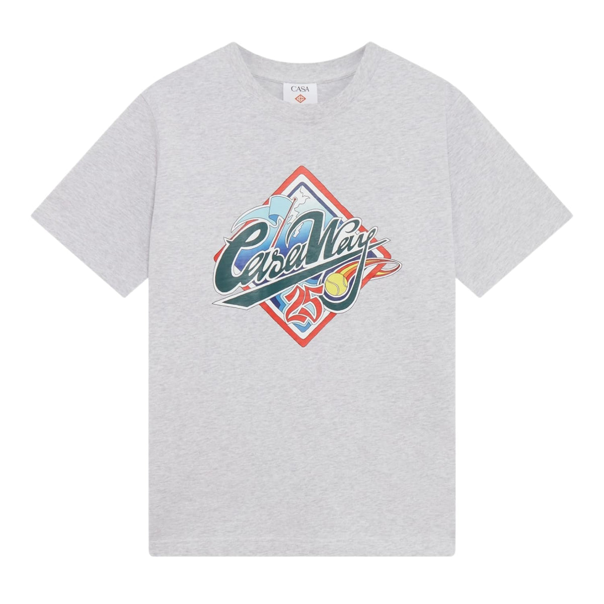 Casablanca Casa Way World Series Printed T-Shirt Grey