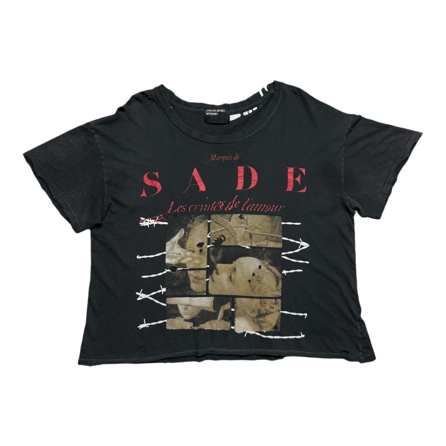Enfants Riches Déprimés Les Crimes De L'Amour T-Shirt Thrashed Black