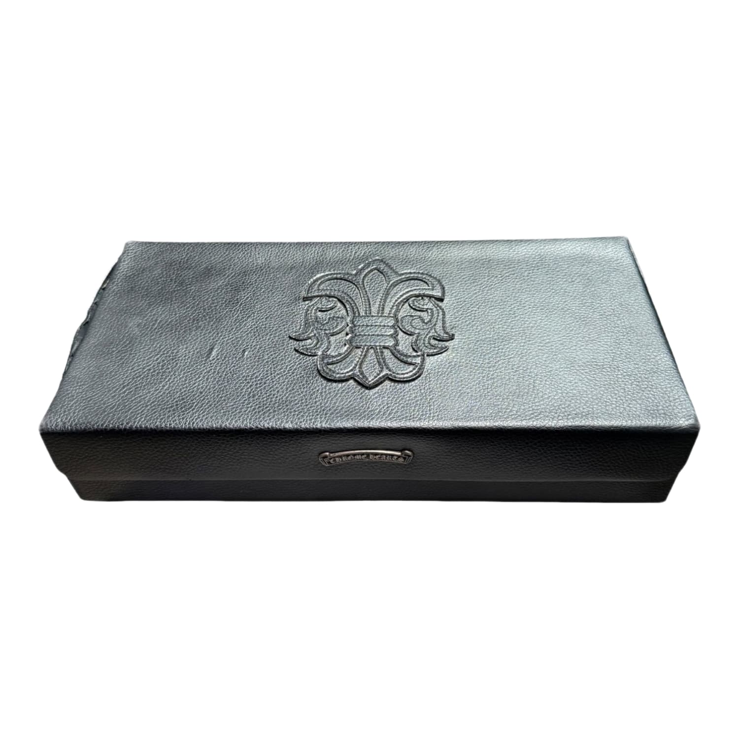 Chrome Hearts Leather Fleur Patch Sunglasses Case