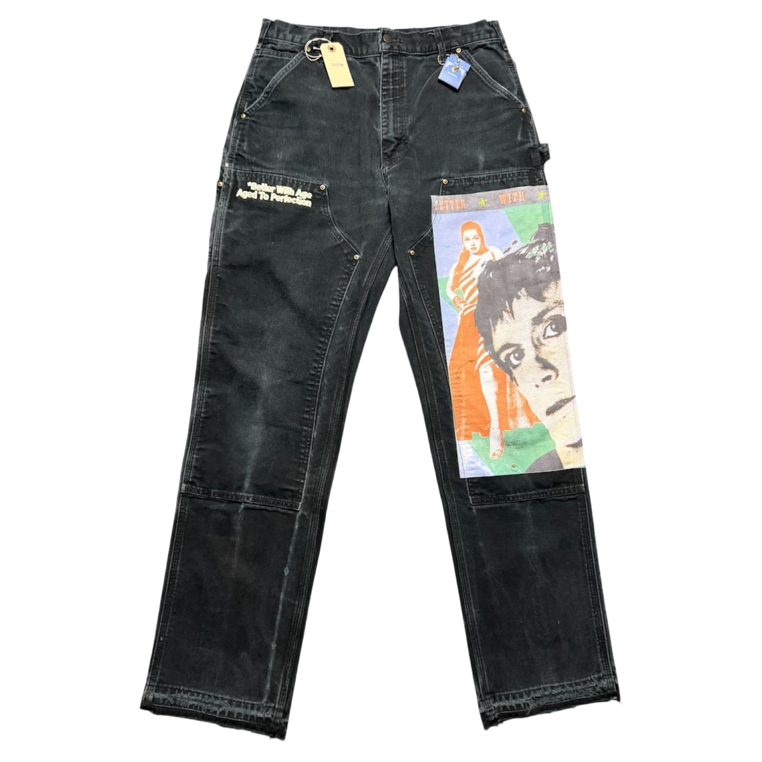 Better With Age Knucklehead Double Knee Carhartt Pants Black