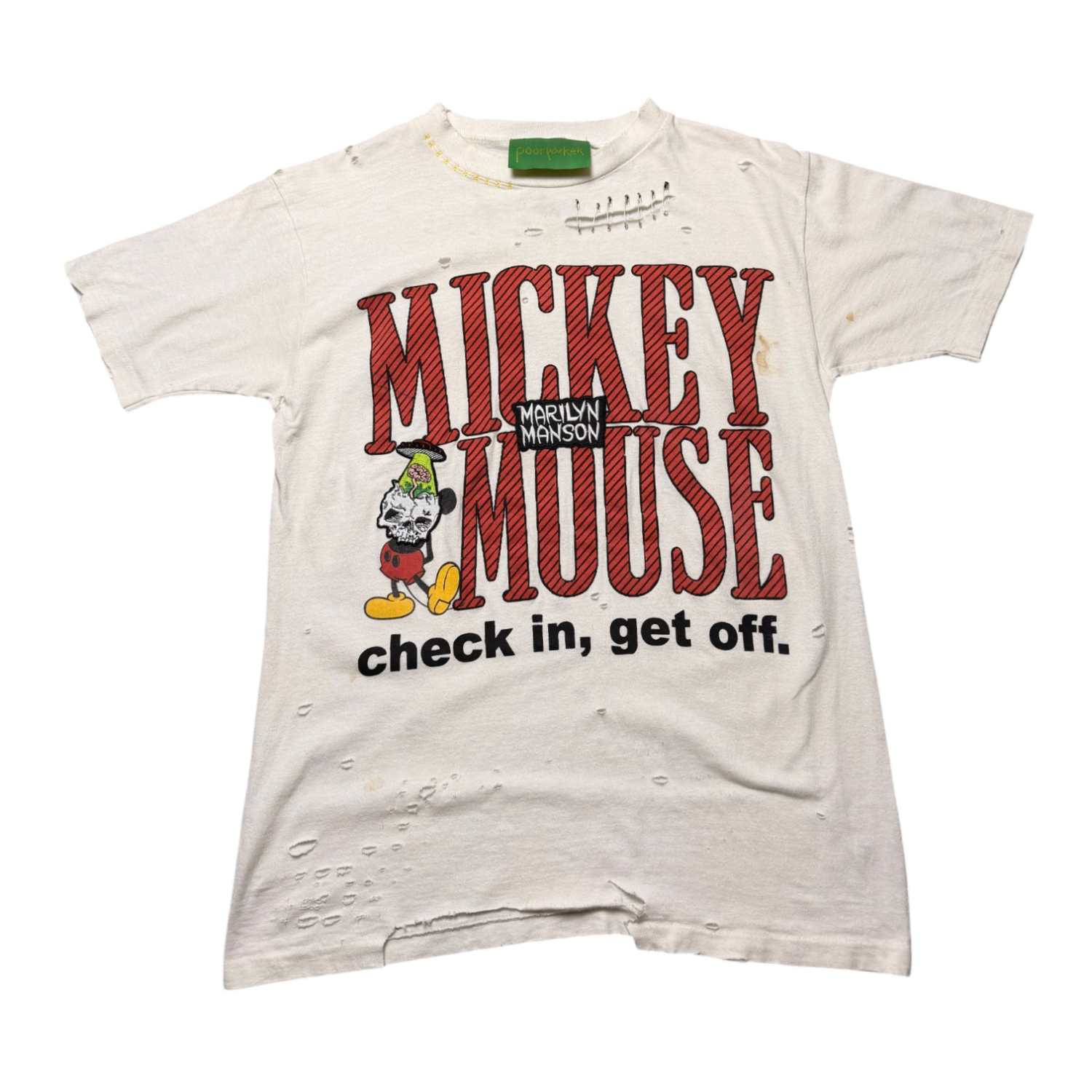 Poor Parker Vintage 80s Mickey Mouse One Of One T-Shirt