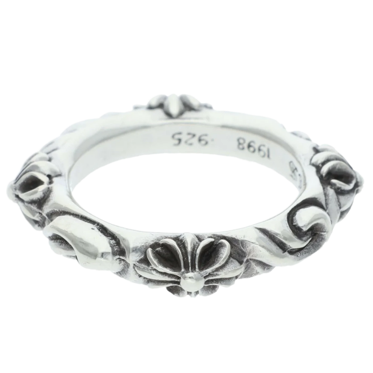 Chrome Hearts Silver SBT Ring - US Size 12