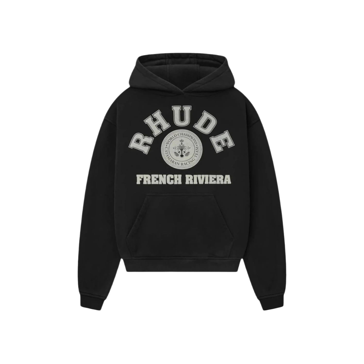 Rhude French Riviera Hoodie Black