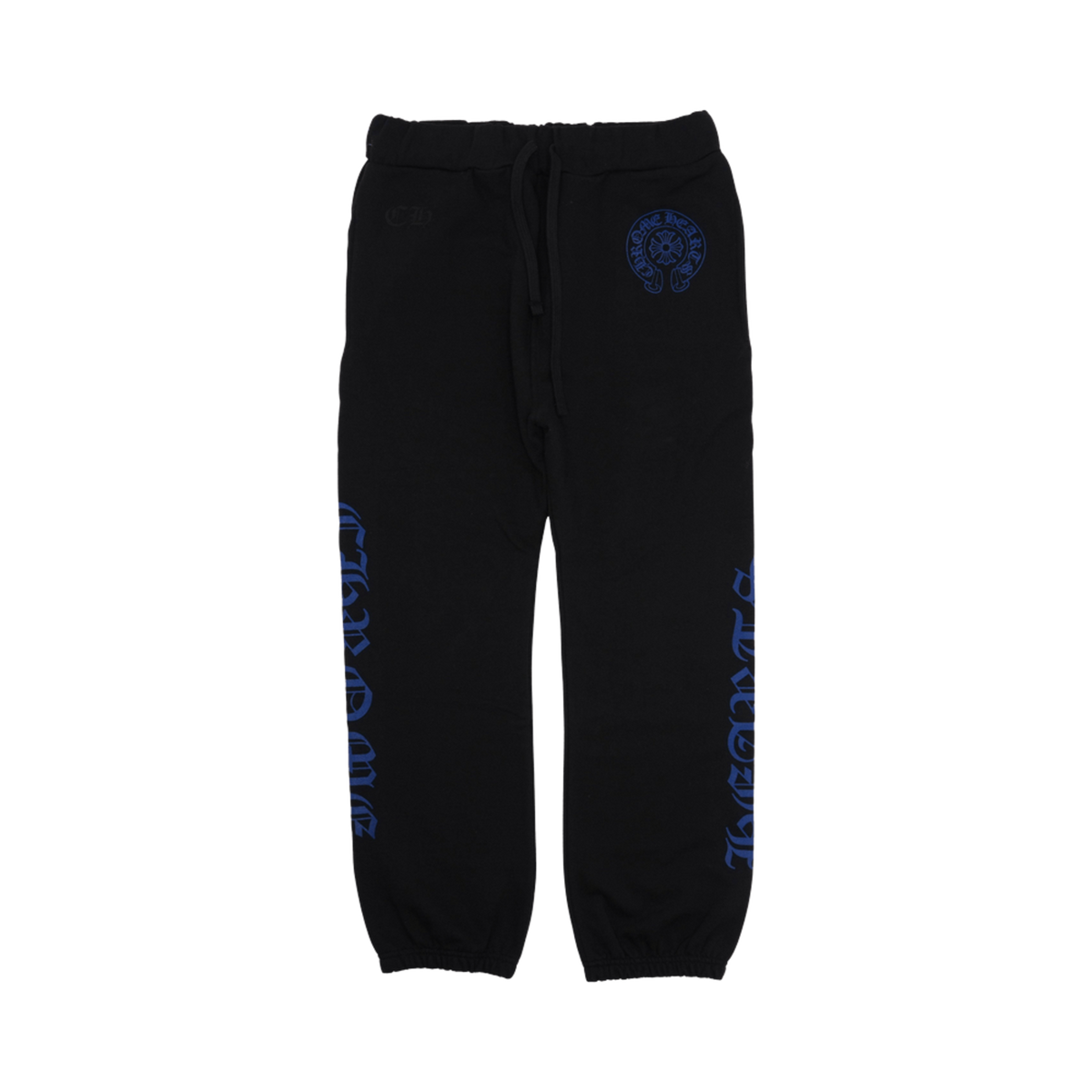 Chrome Hearts Horseshoe Logo Sweatpants 'Black/Blue'