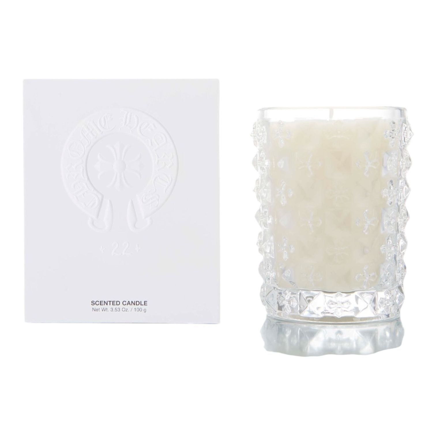 Chrome Hearts 22 Scented Candle (100G, Crystal Candle Holder Included)