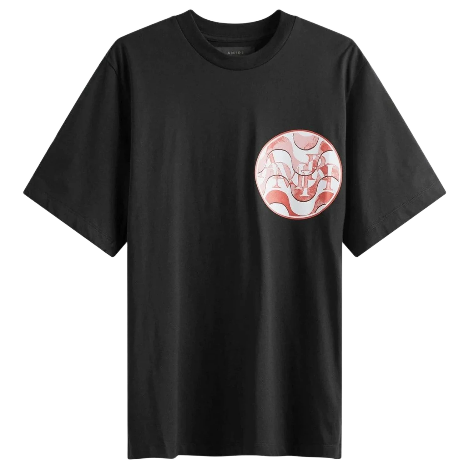 Amiri Staggered Wave T-Shirt Black