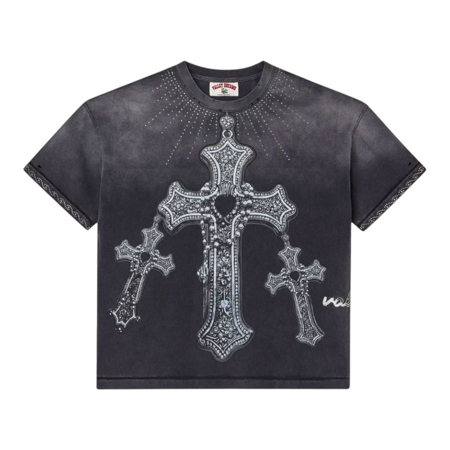 Vale Forever Pierced T-Shirt Black