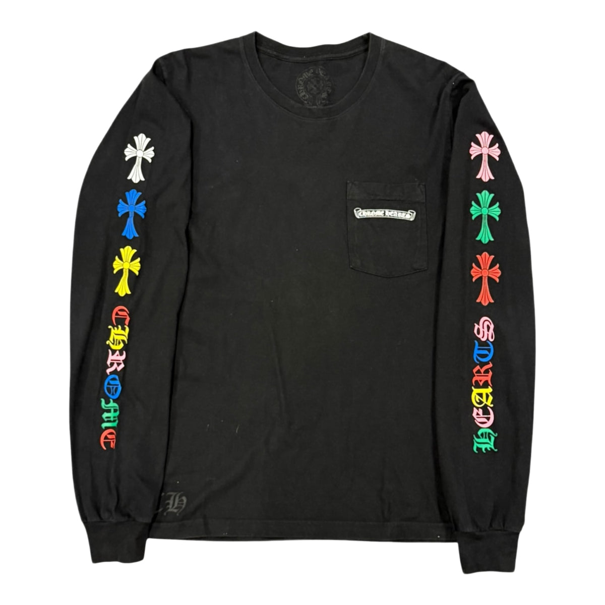 Chrome Hearts Multi Color Cross L/S T-Shirt Black