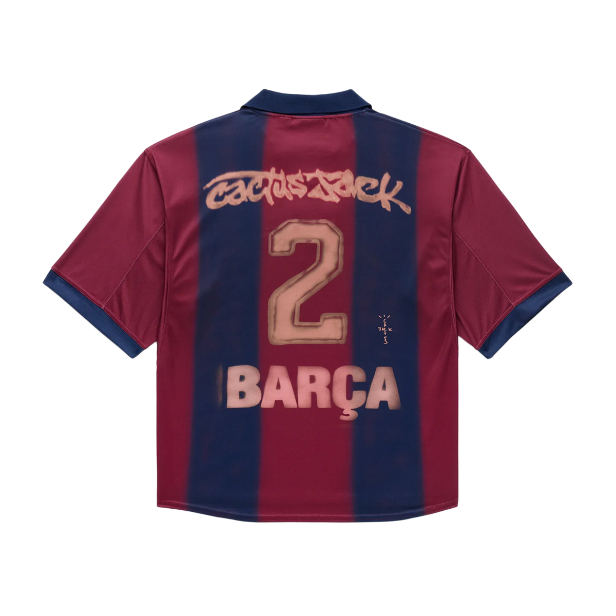 Travis Scott x Nike x FC Barcelona Retro 2000/01 Home Skeleton Jersey Multicolor