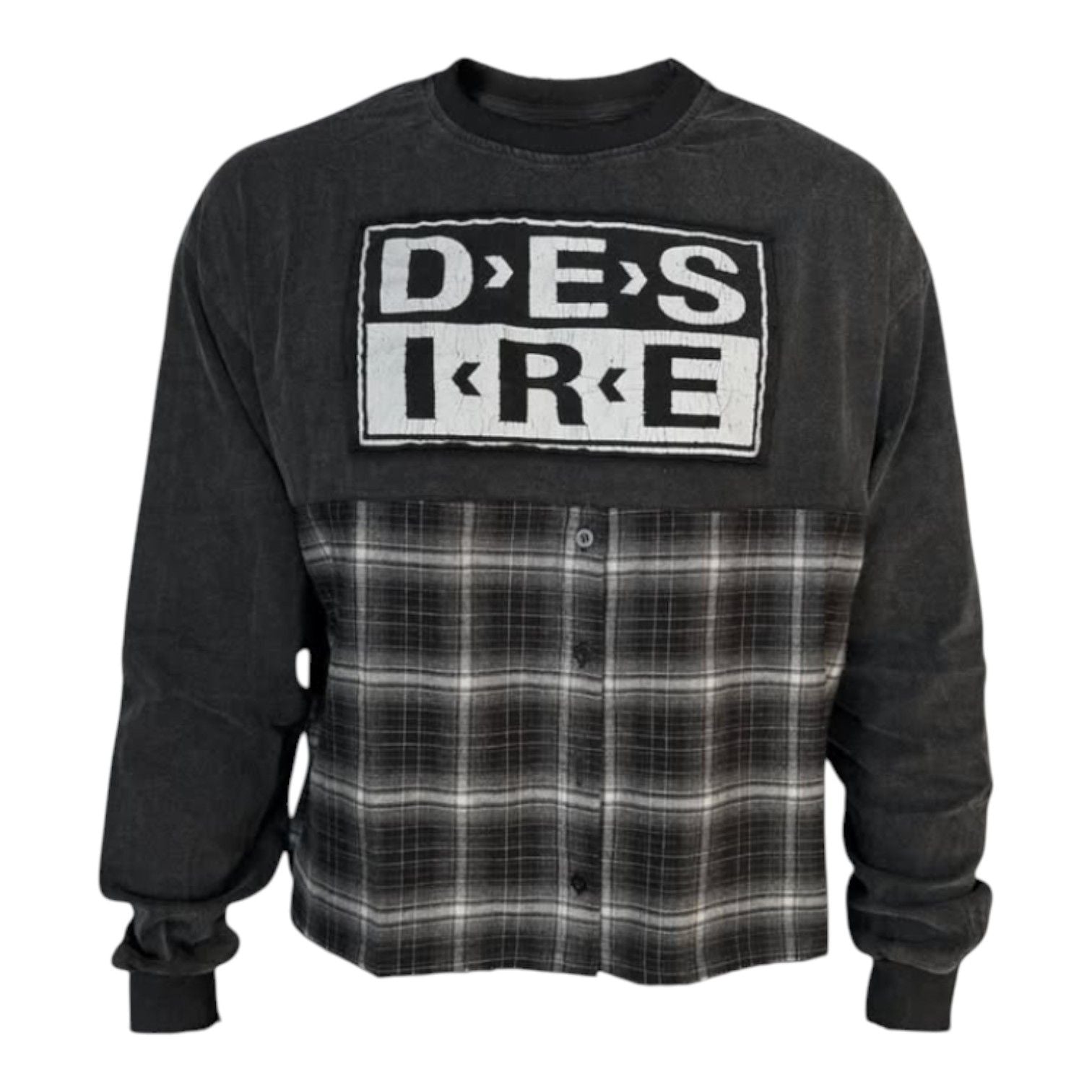 Bottega Desires Hybrid Flannel Longsleeve T-Shirt