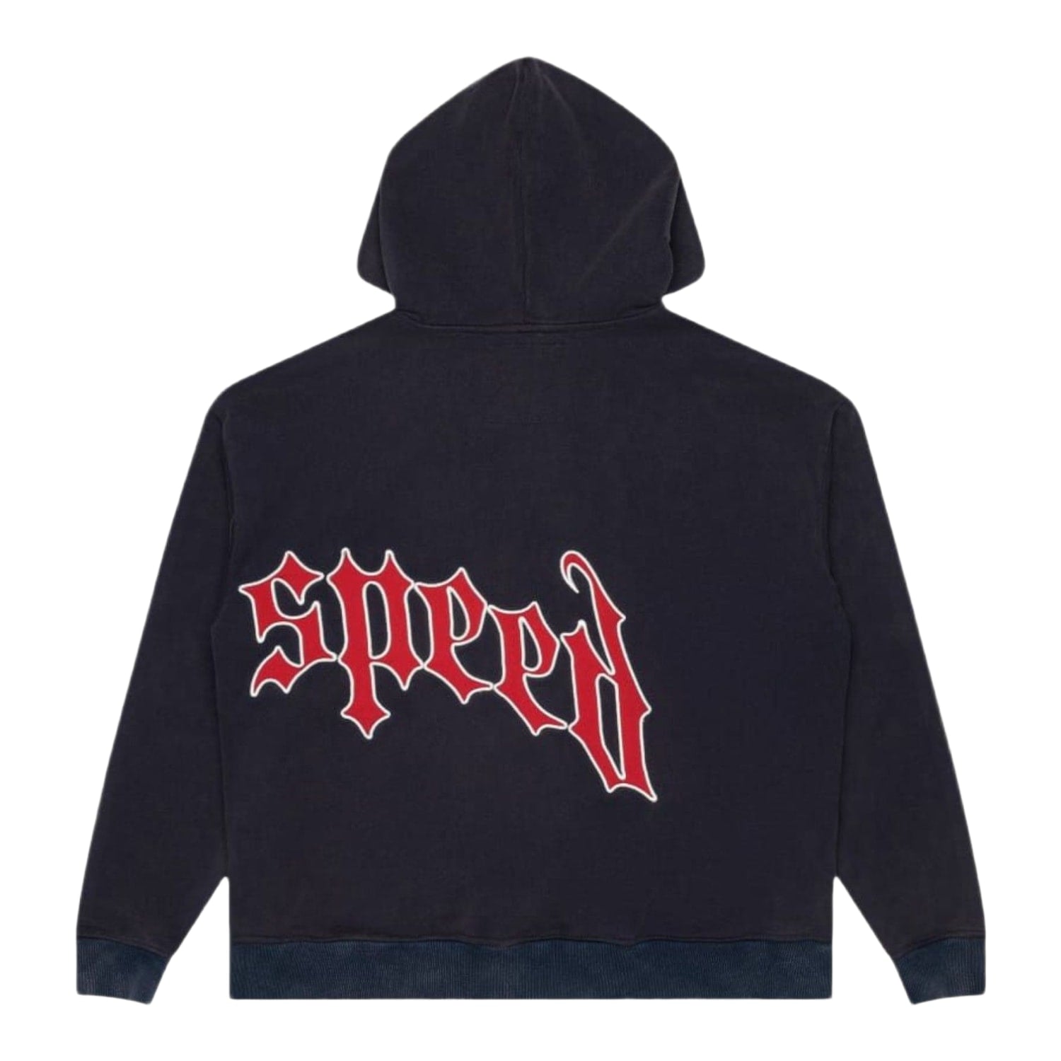Godspeed OG Logo V2 Zip Up Hoodie Navy Red