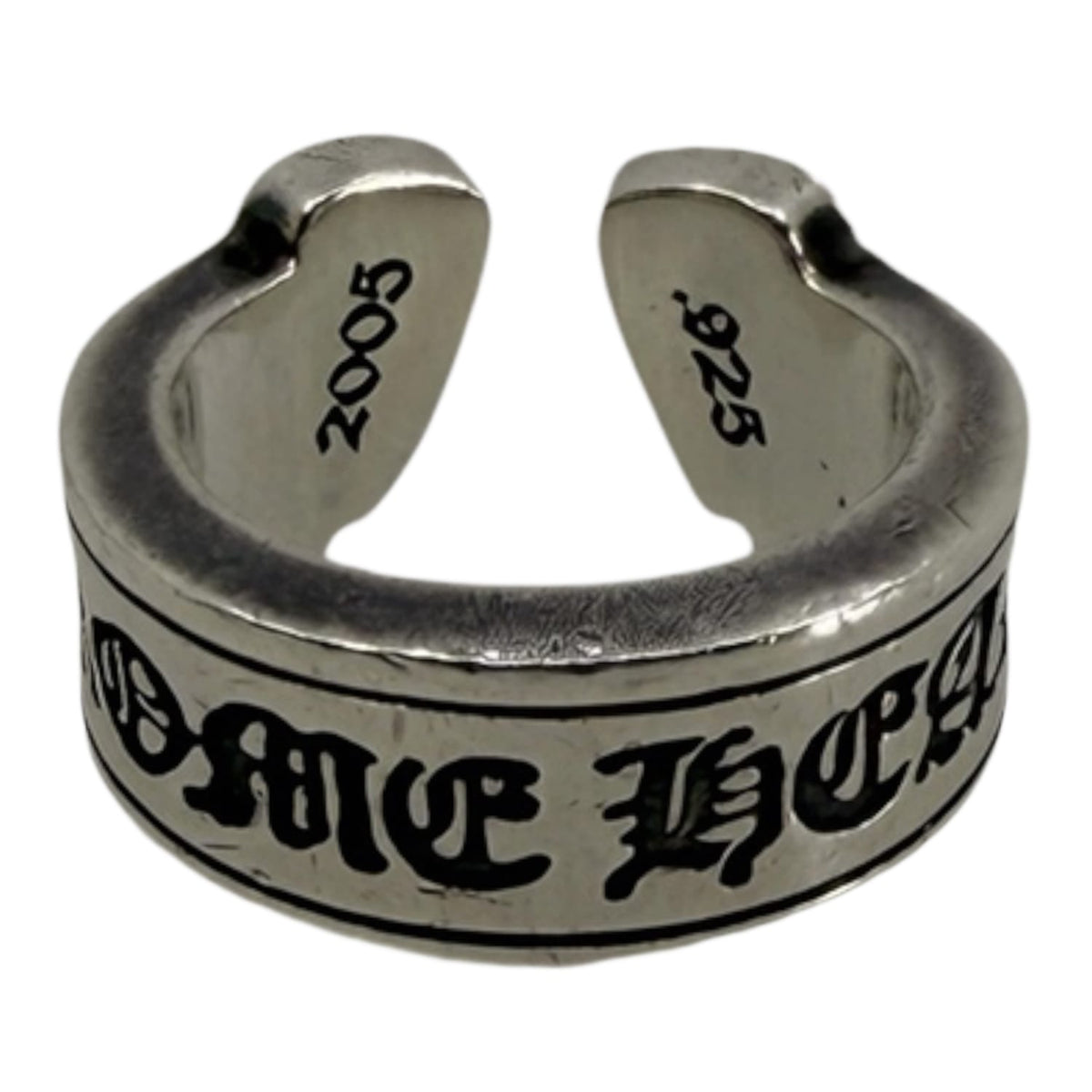 Chrome Hearts Silver Scroll Ring - US Size 7