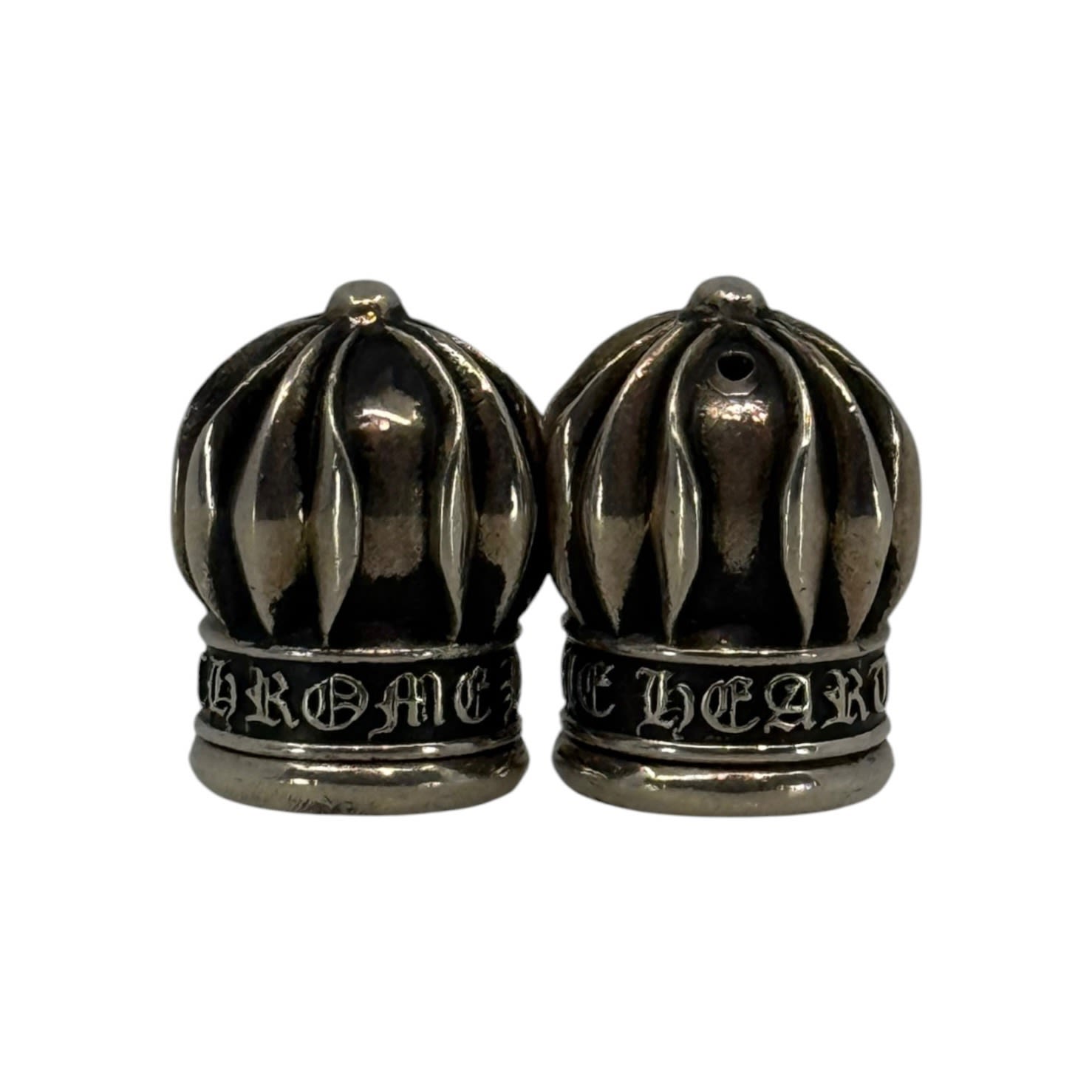 Chrome Hearts Silver Salt and Pepper Shakers Silver