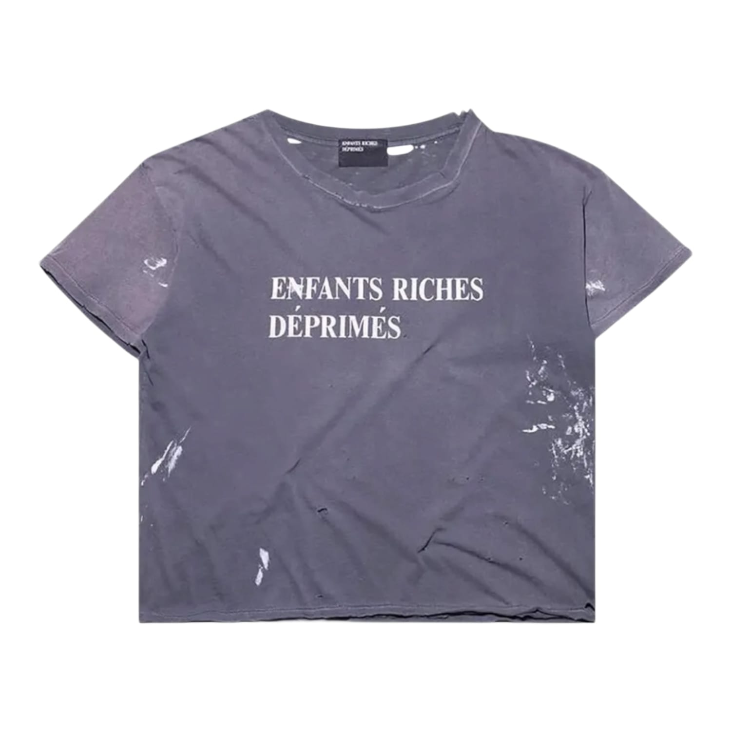 Enfants Riches Déprimés Classic Logo T-Shirt Paint Grey