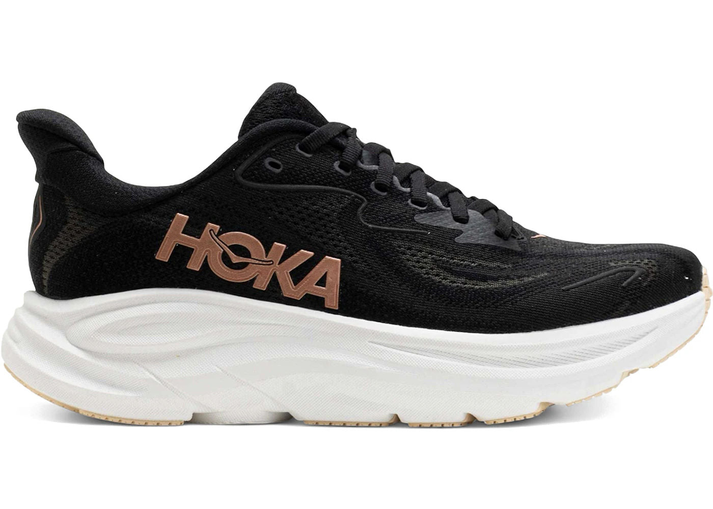 Hoka One One Clifton 10 Black Rose Gold (Women's)