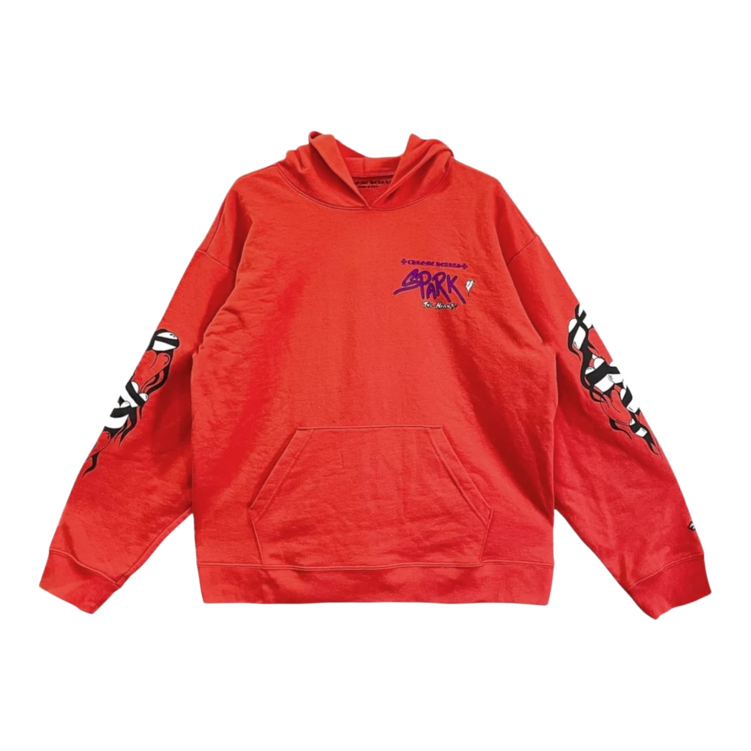 Chrome Hearts Matty Boy Sadistic Lipstick Hoodie Red