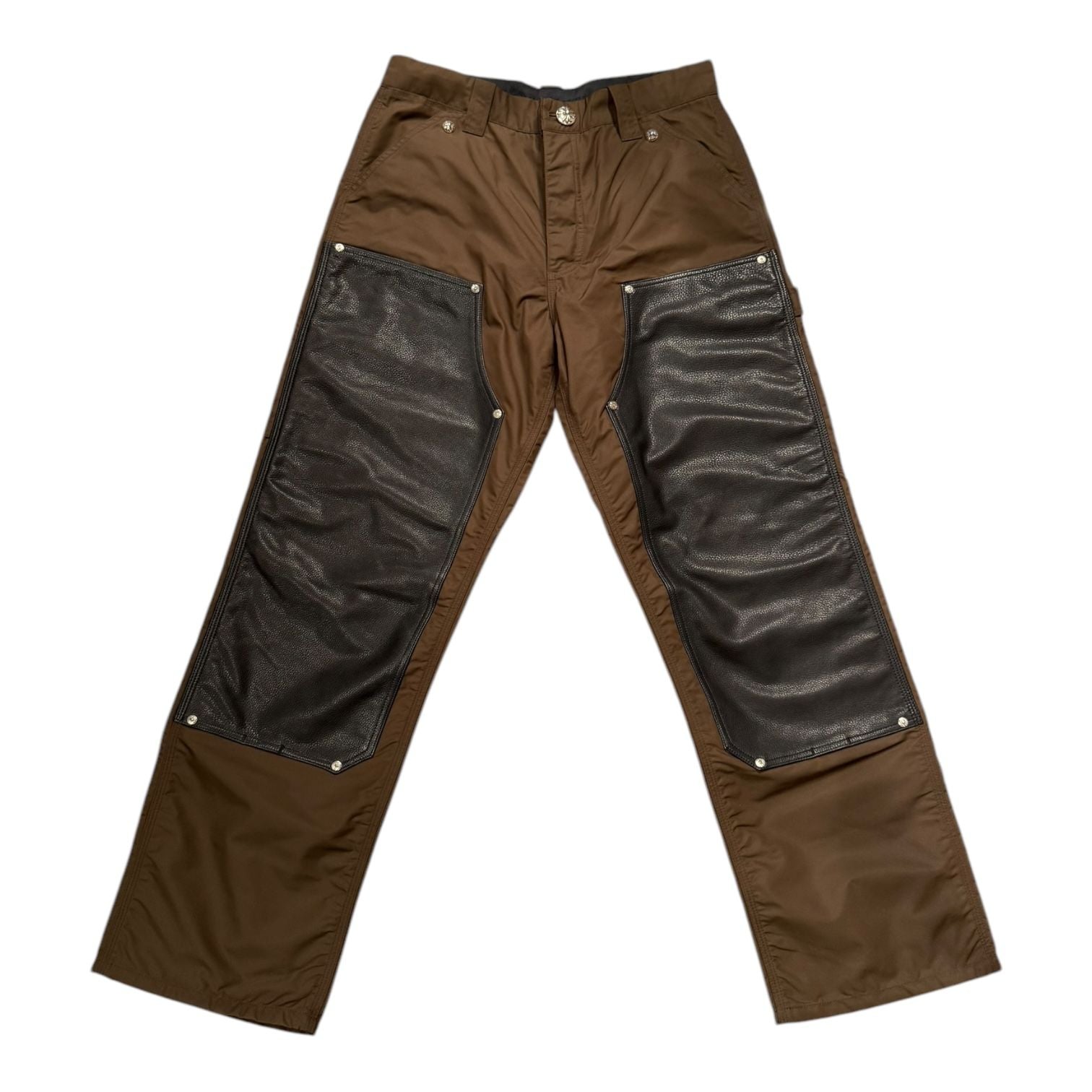 Chrome Hearts Nylon Double Knee Carpenter Cross Patch Pants