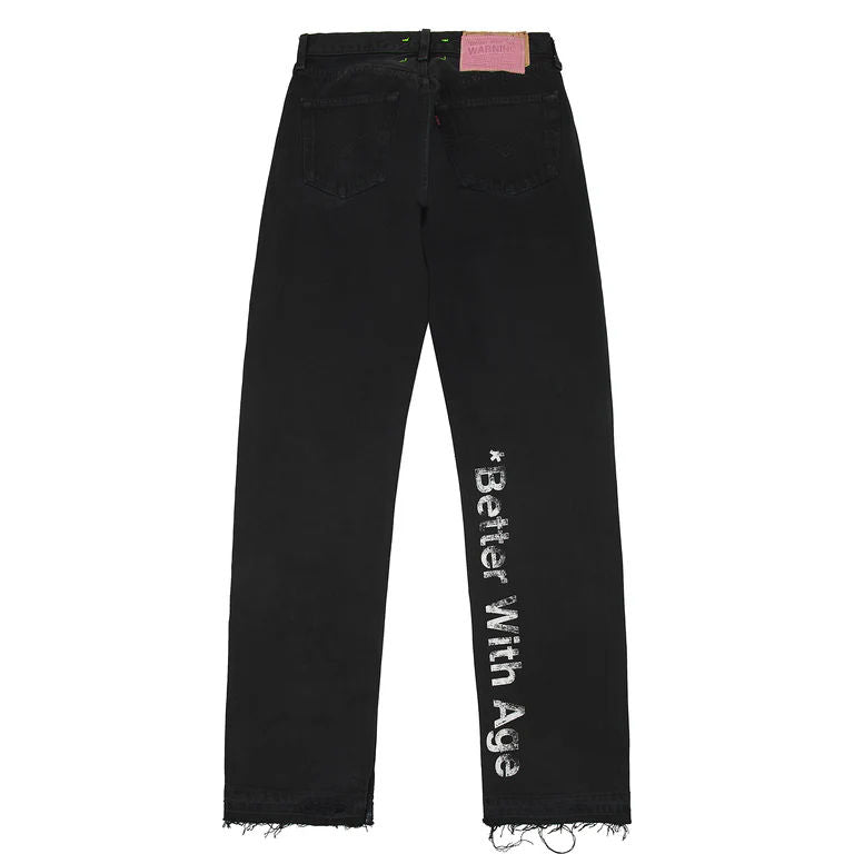 Better With Age In Case You Forgot Denim Pants Black