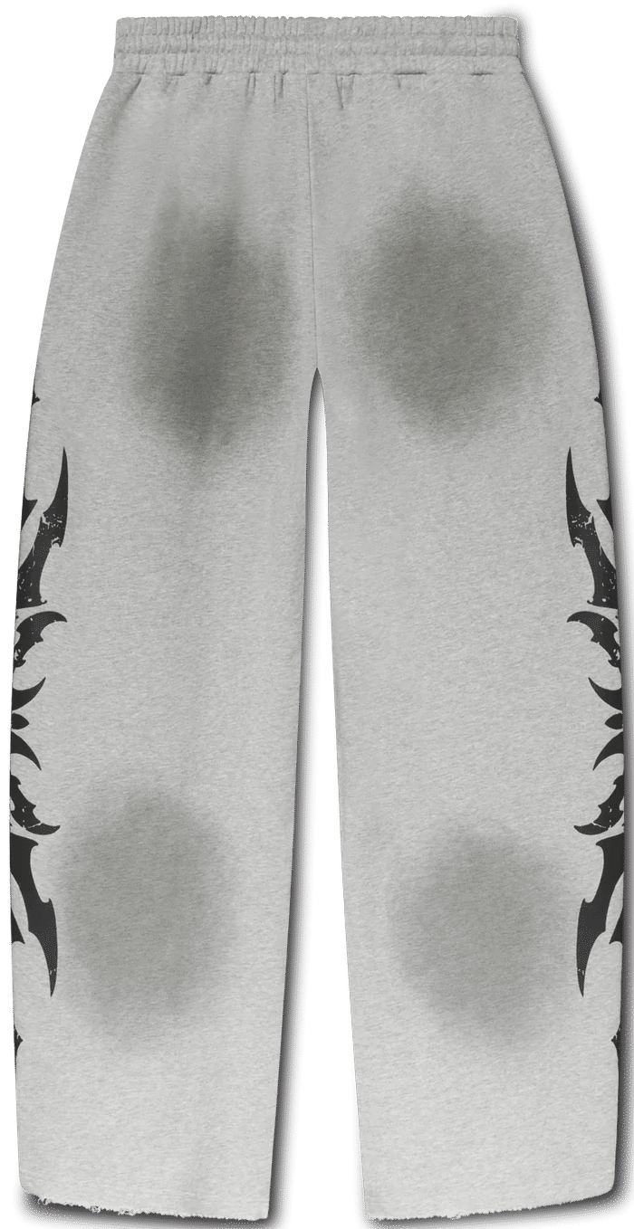 LostShdws Complex Con Exclusive Acid Wash Sweatpants Grey