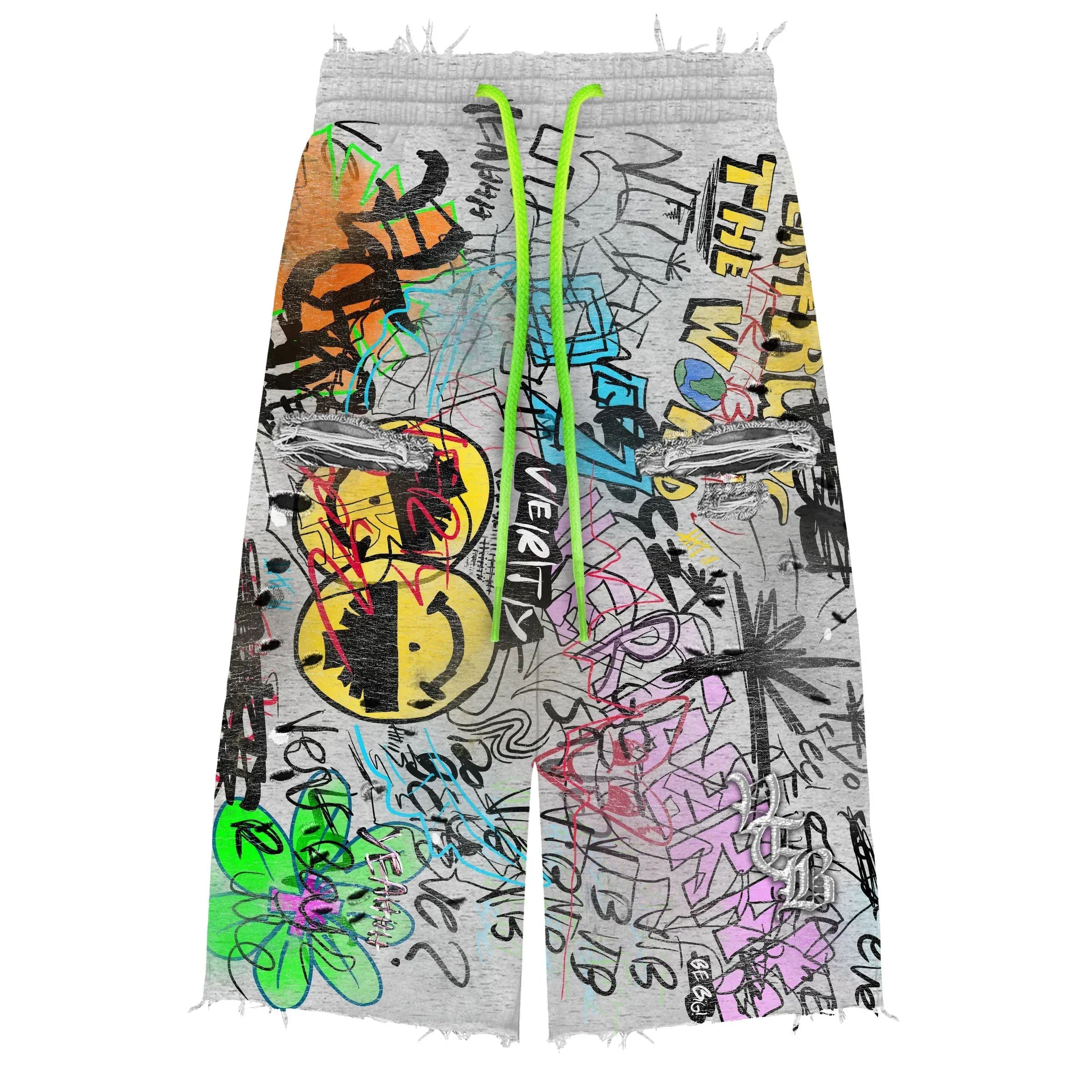 Vertabrae Detention Graffiti Shorts