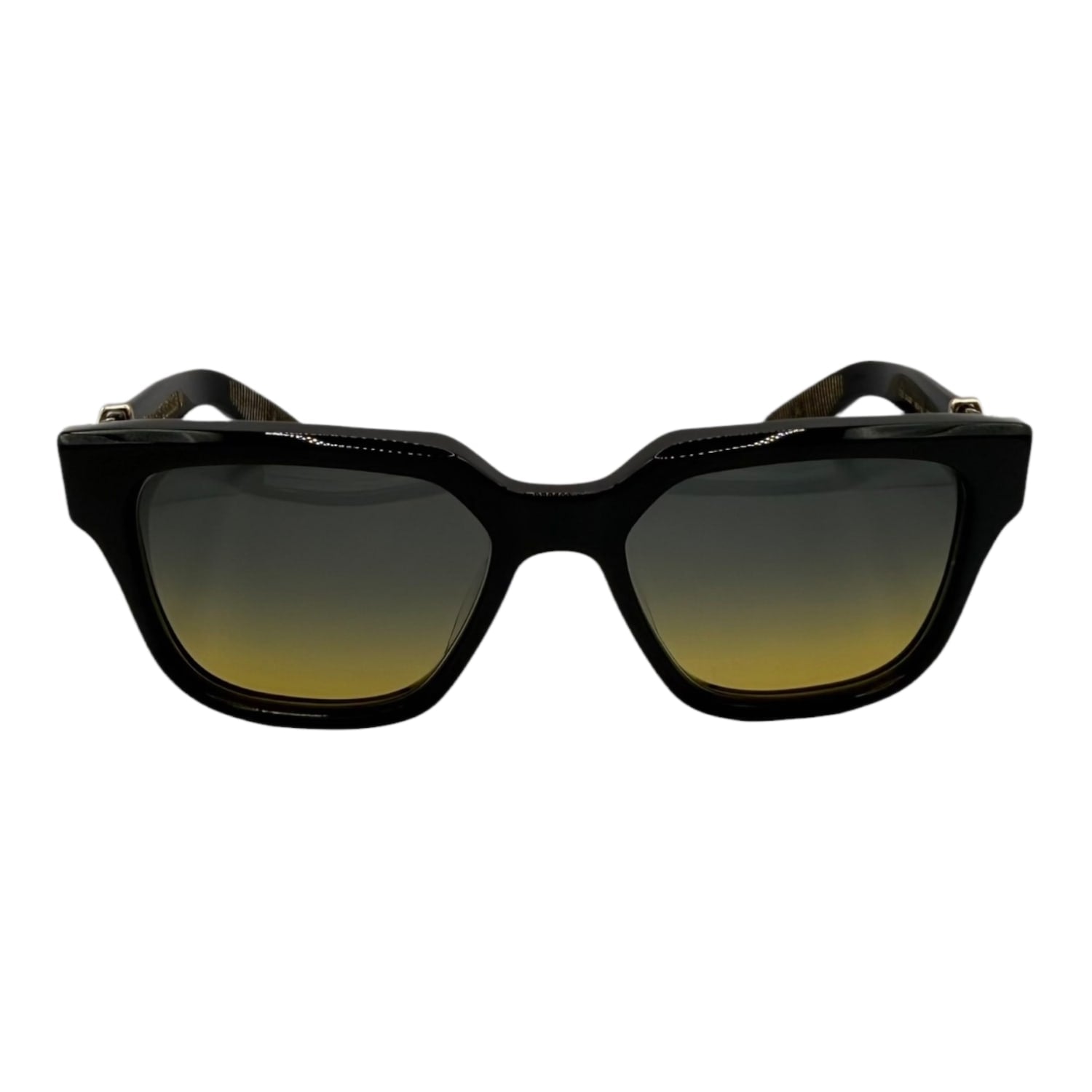 Chrome Hearts Vagillionare II Black/18k Gold Plated Sunglasses