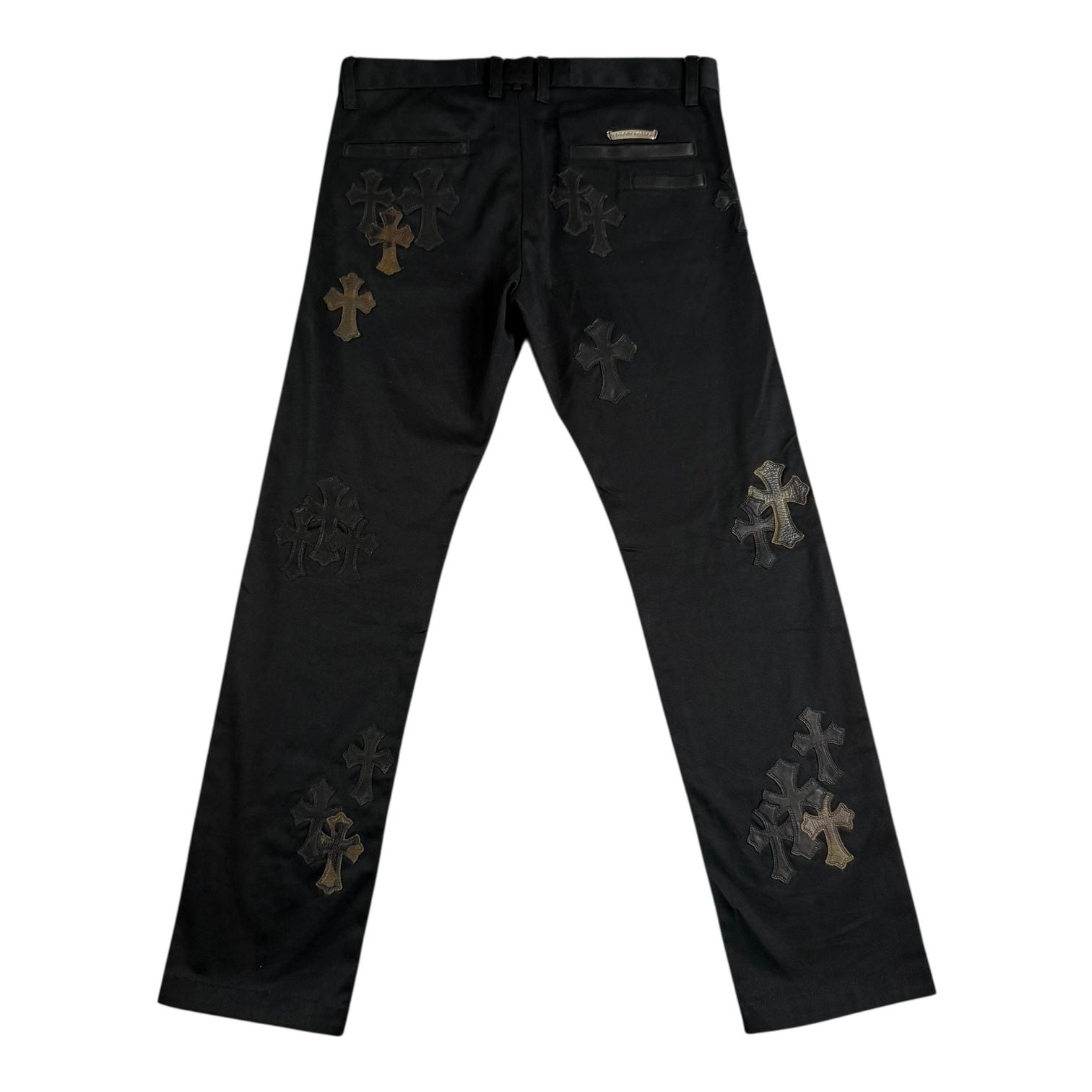 Chrome Hearts Black Camo Cross Patch Chino Pants