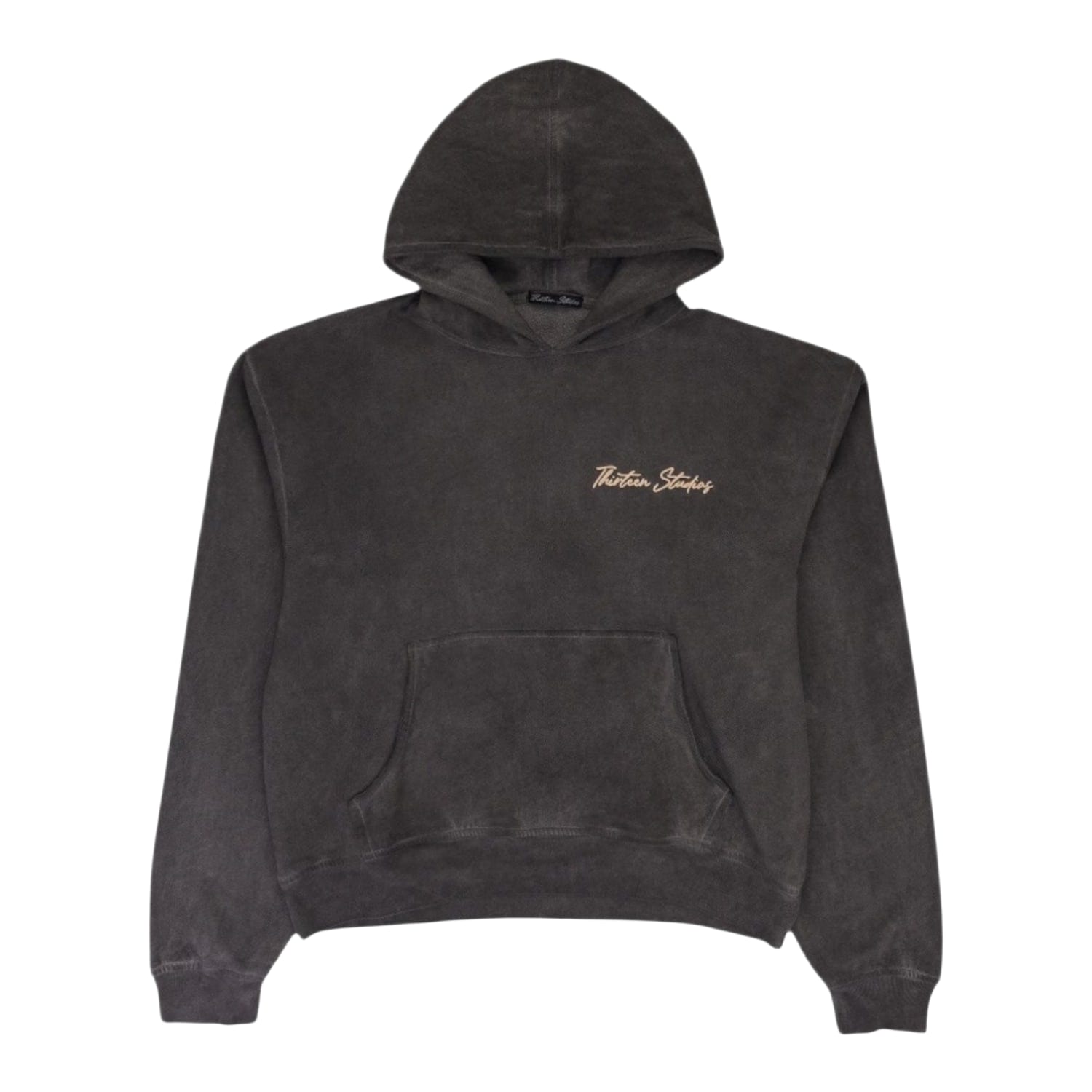 Thirteen Studios Faded Oil Black Hoodie