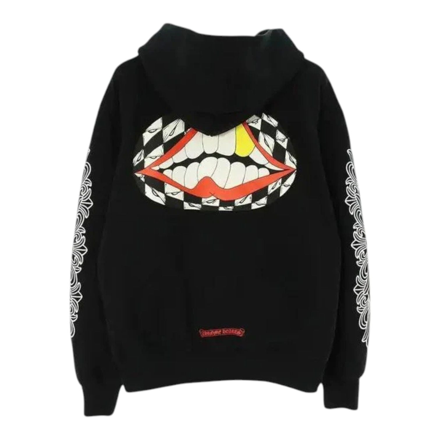 Chrome Hearts Matty Boy Flower Chomper Hoodie Black