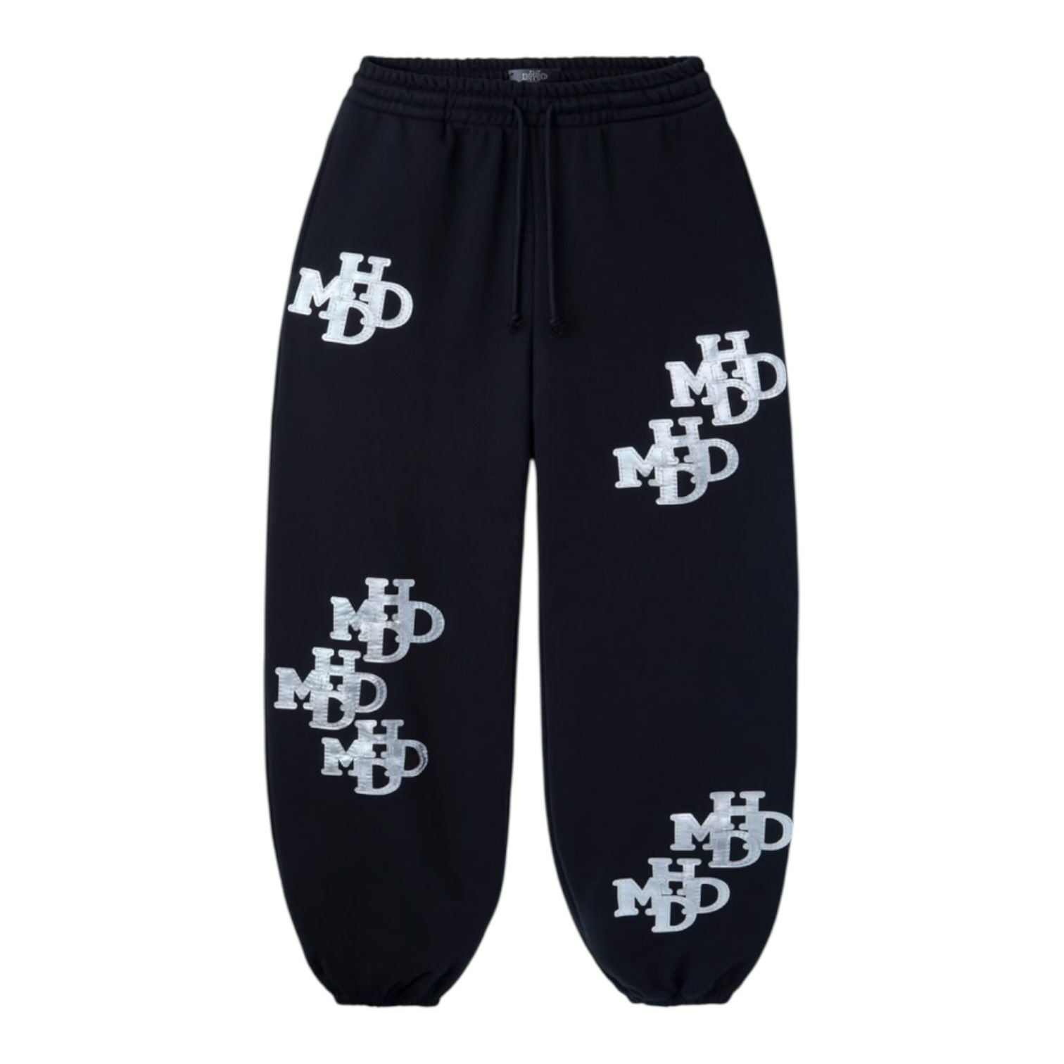 Happy Memories Don't Die HMDD Scrunch Patch Sweatpants Black