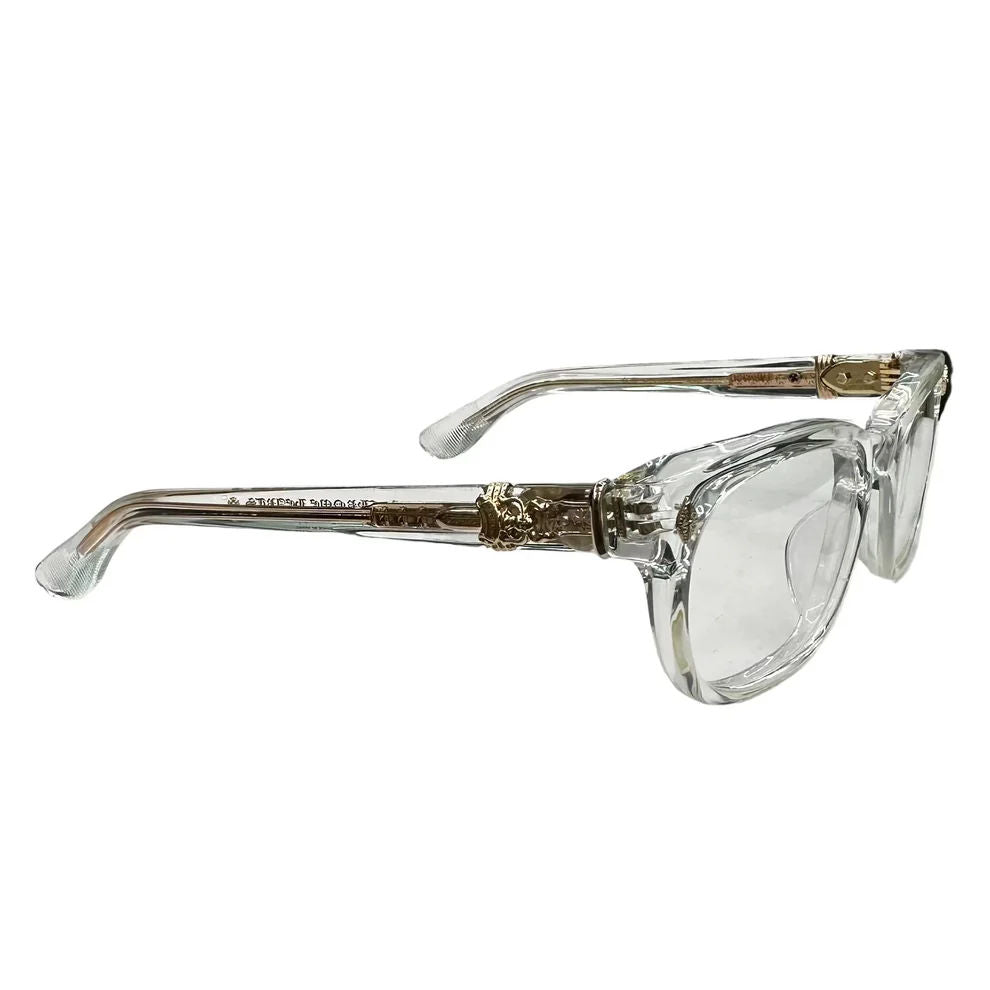 Chrome Hearts Dooable Glasses Crystal/Gold