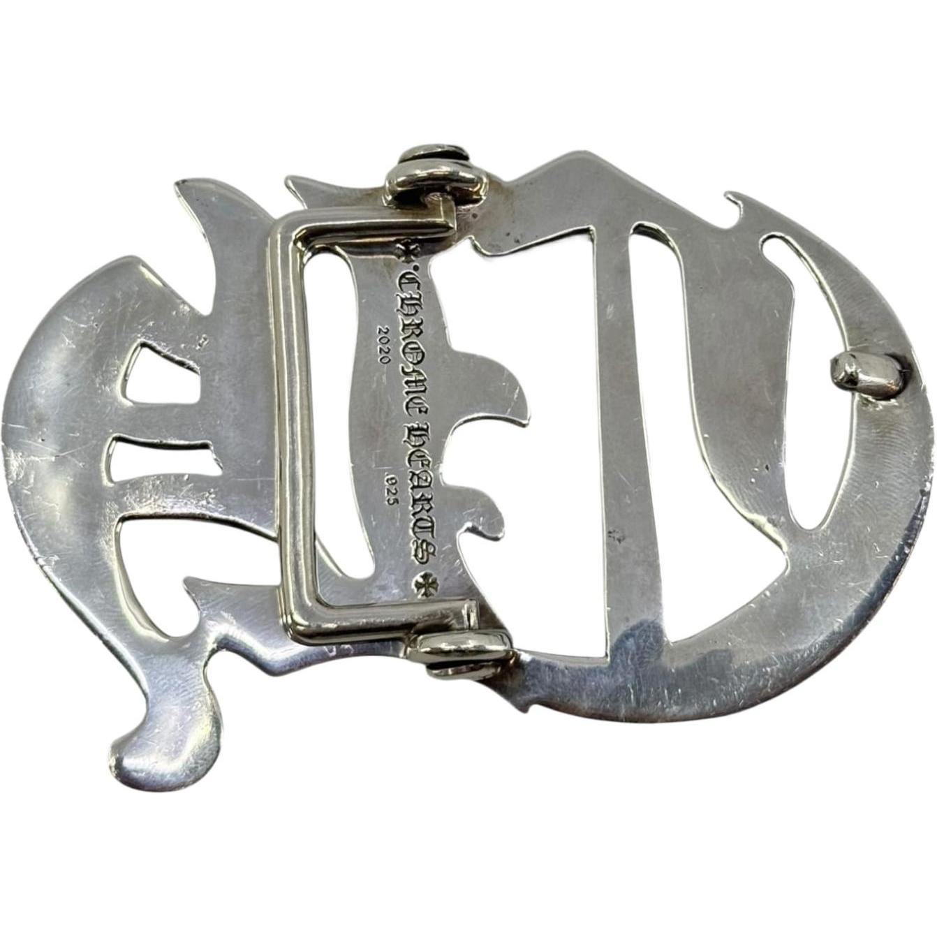 Chrome Hearts Silver CH Belt Buckle