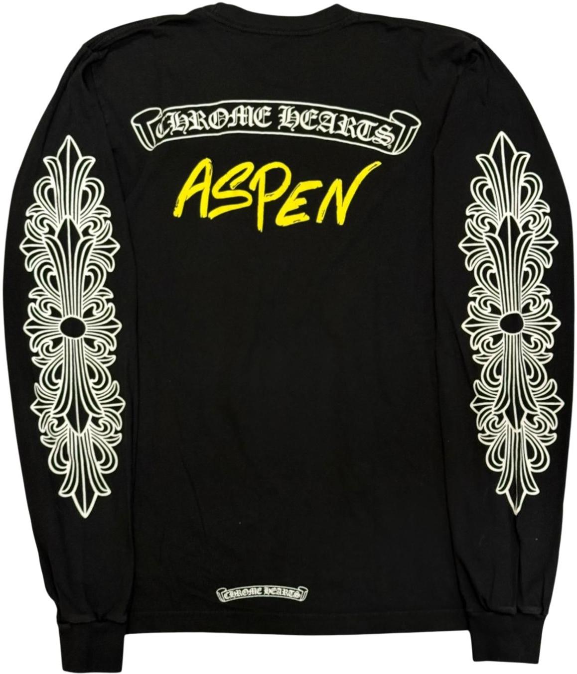 Chrome Hearts Matty Boy Aspen Floral L/S T-shirt Black