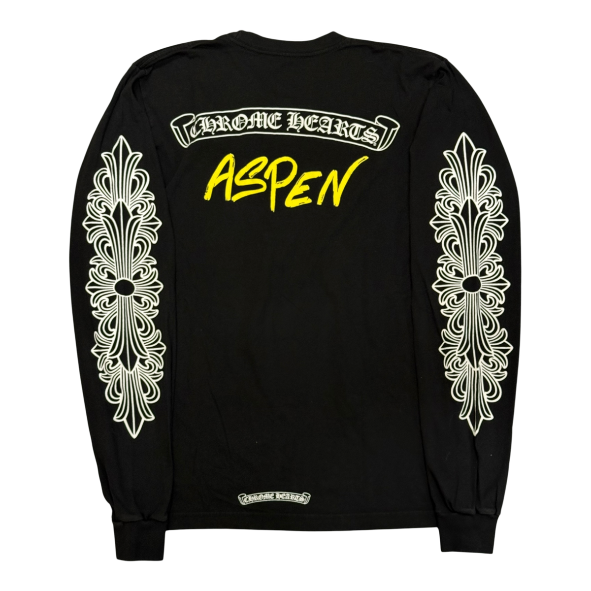Chrome Hearts Matty Boy Aspen Floral L/S T-shirt Black