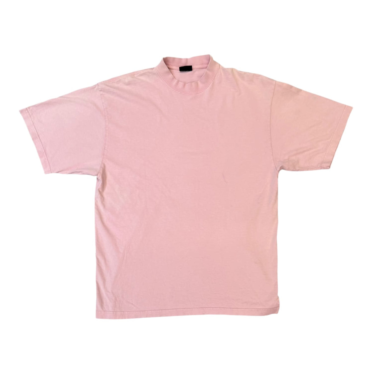 Balenciaga BB Paris Rhinestone T-shirt Pink Silver