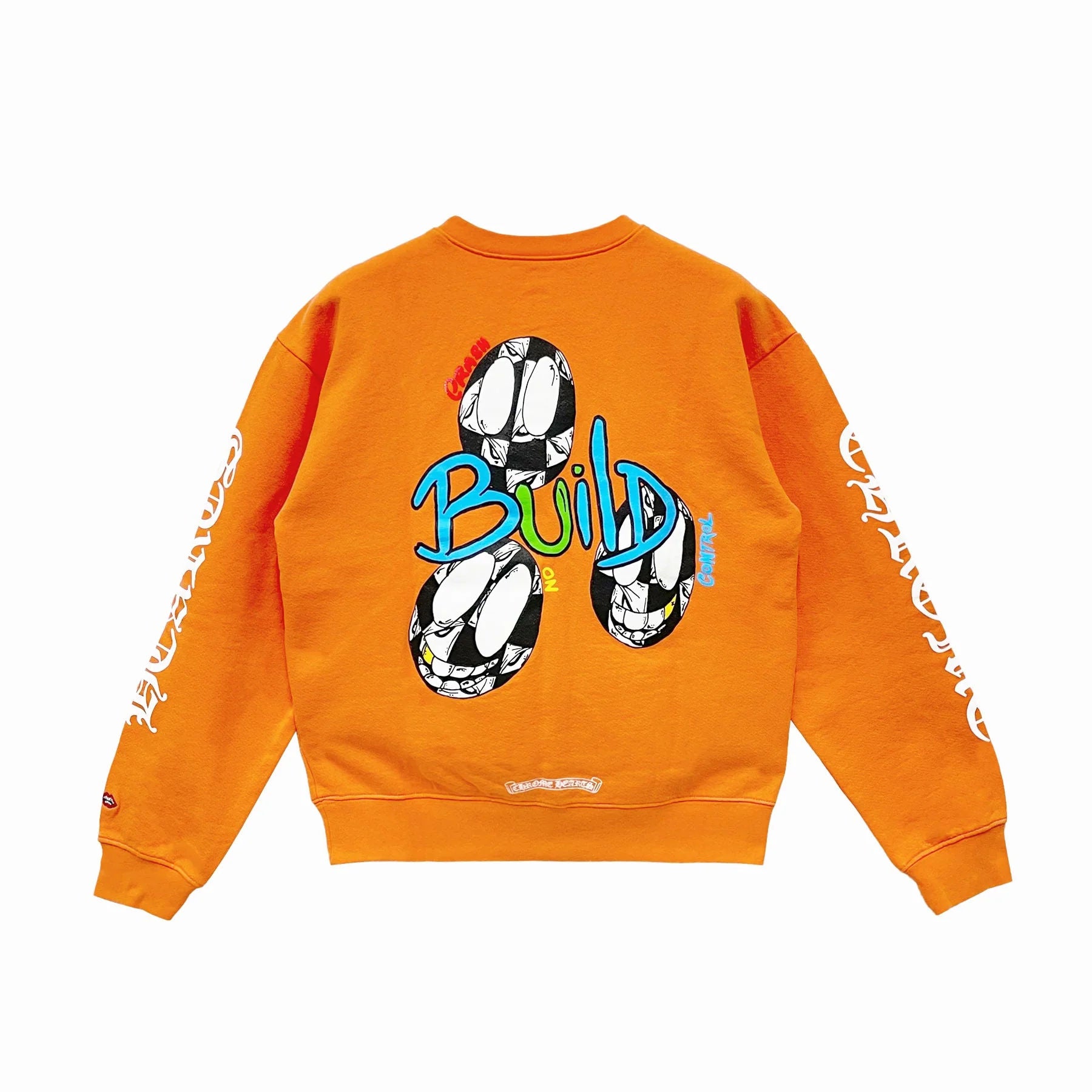 Chrome Hearts Matty Boy Link & Build Crewneck Orange