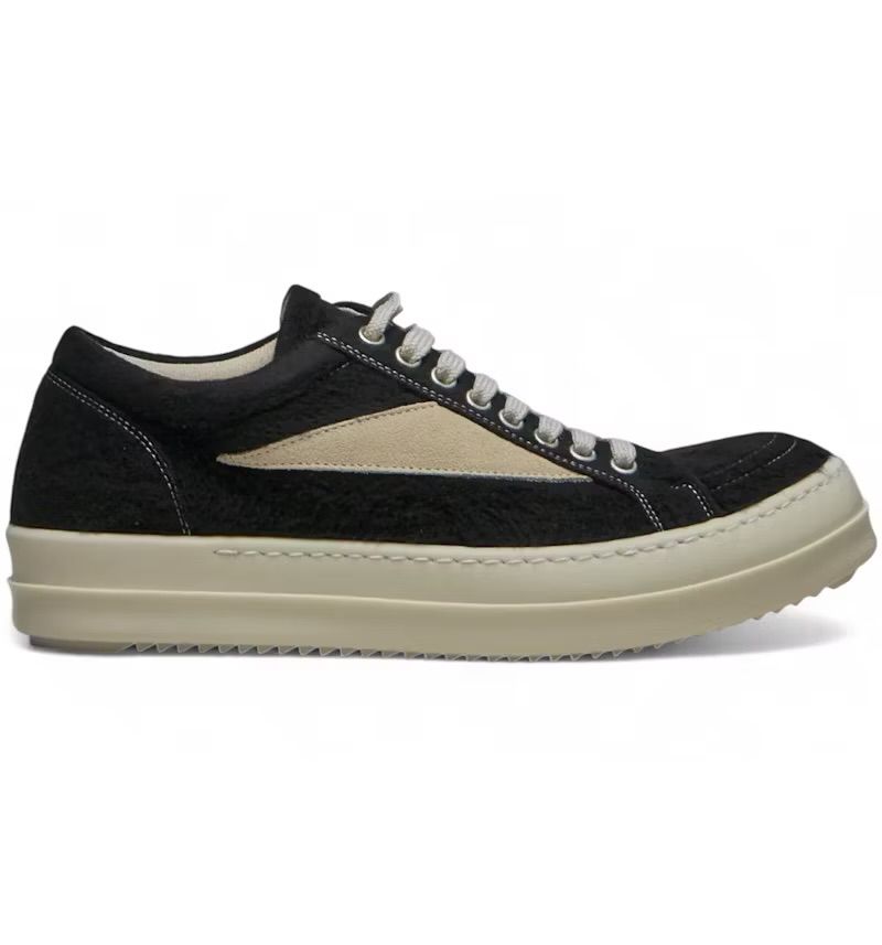 Rick Owens Drkshdw Vintage Canvas Low Black Milk Fleece