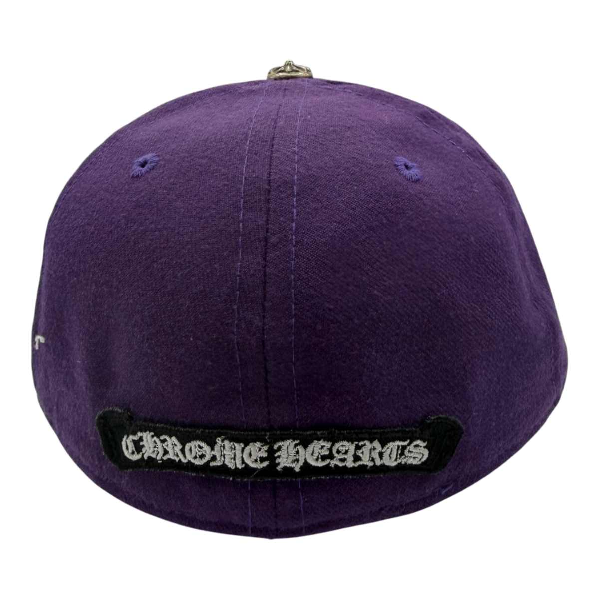 Chrome Hearts Fitted CH Baseball Cap Purple/Yellow