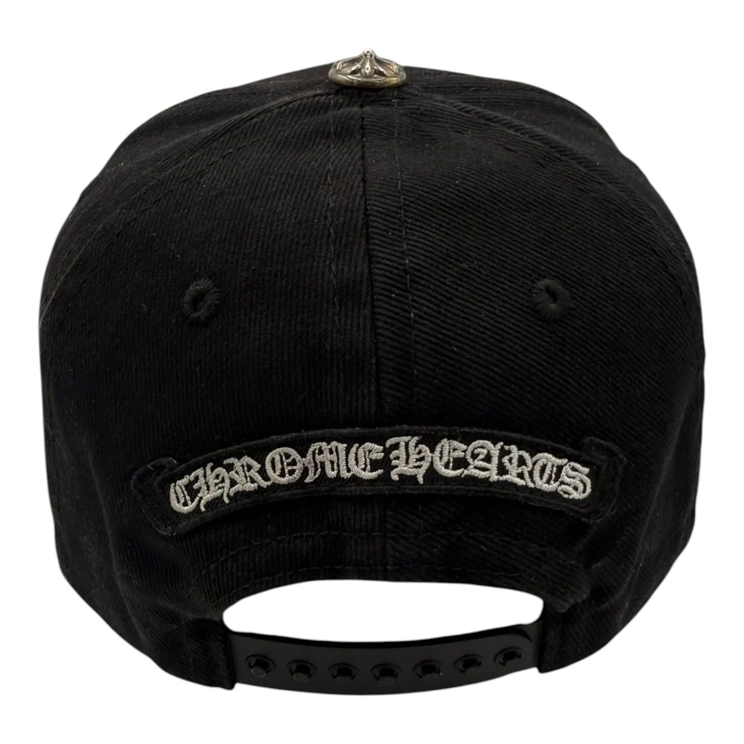 Chrome Hearts Dagger Denim Baseball Hat Black/White - Gently Used