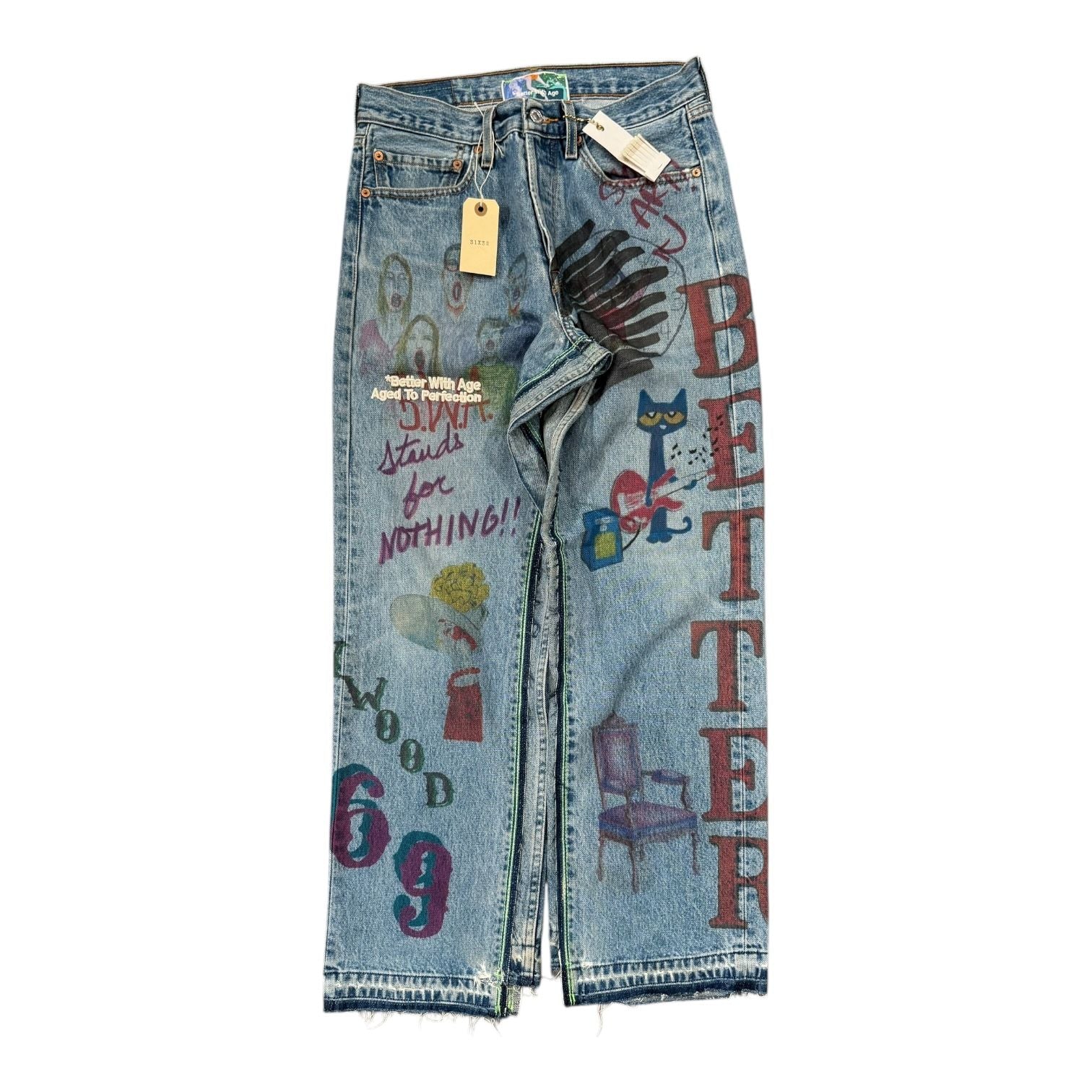 Better With Age Harrison Double-Wide Denim Multi #1