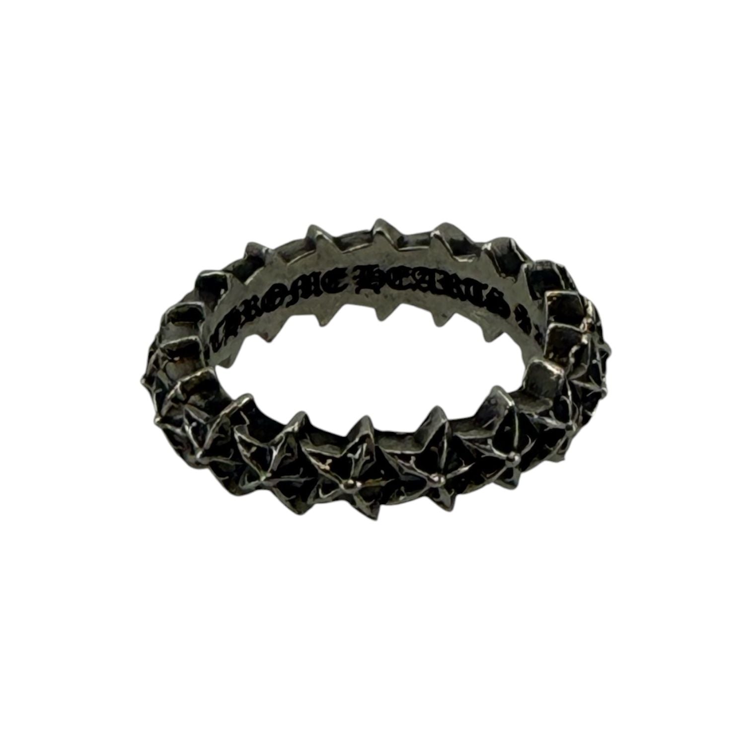 Chrome Hearts Tiny 5 Point Star Band Ring - Size 9  - Used